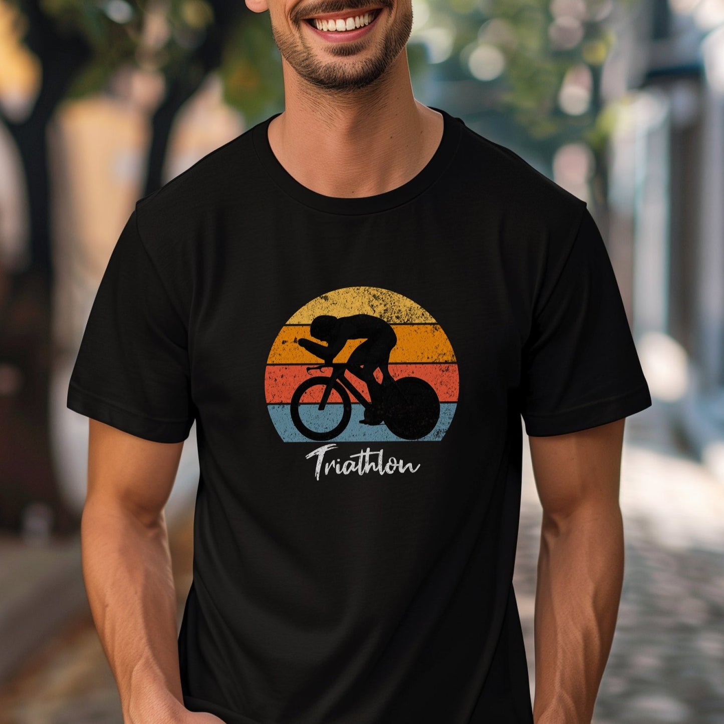 Tri Sunset w/Brush Script Tee