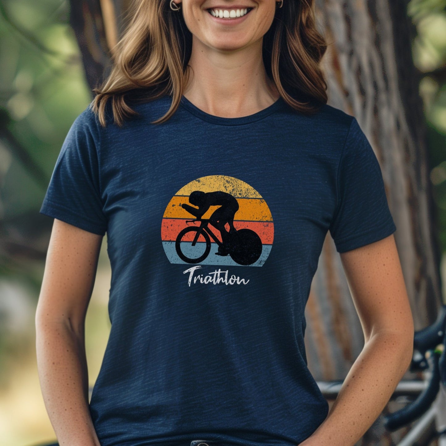 Tri Sunset w/Brush Script Tee