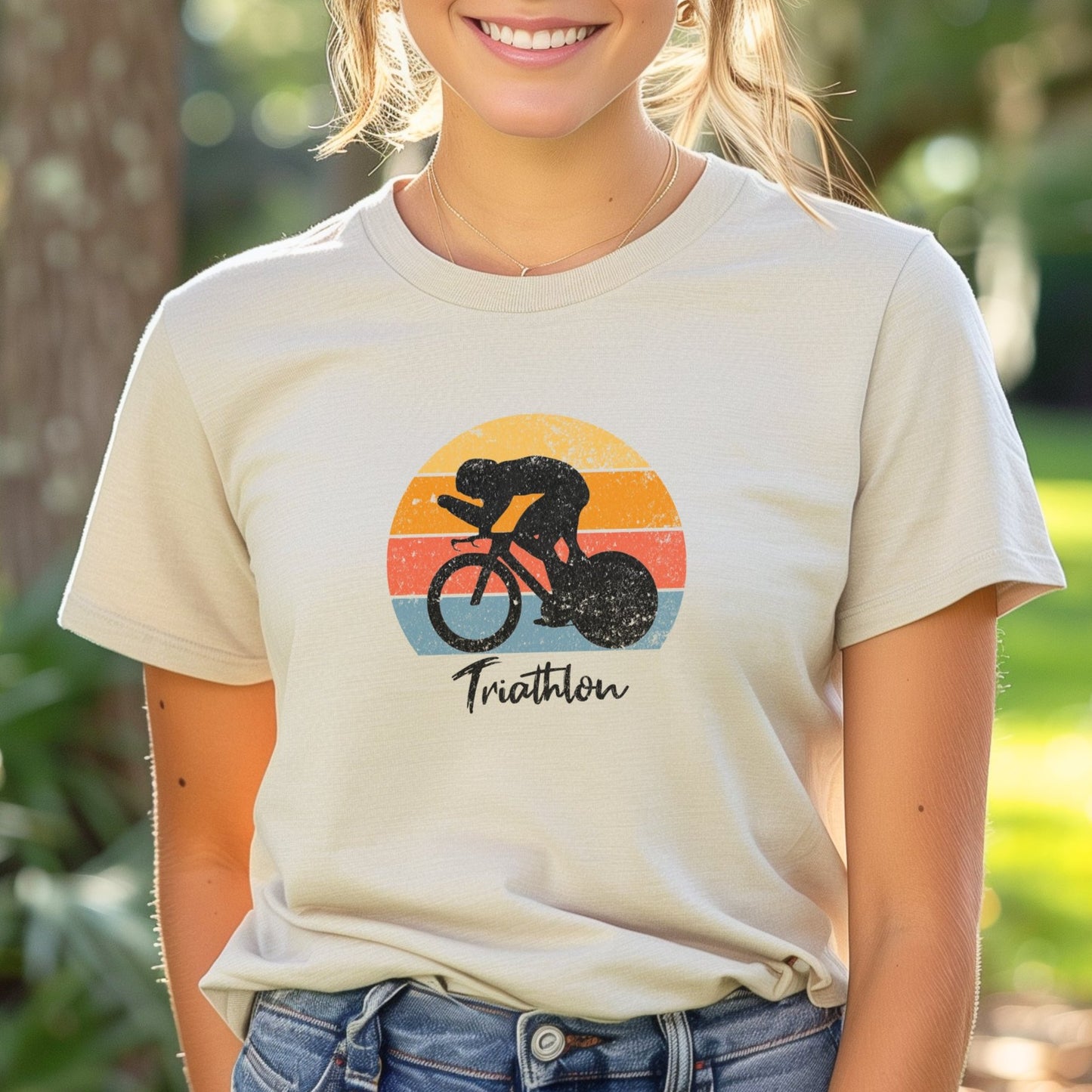 Tri Sunset w/Brush Script Tee