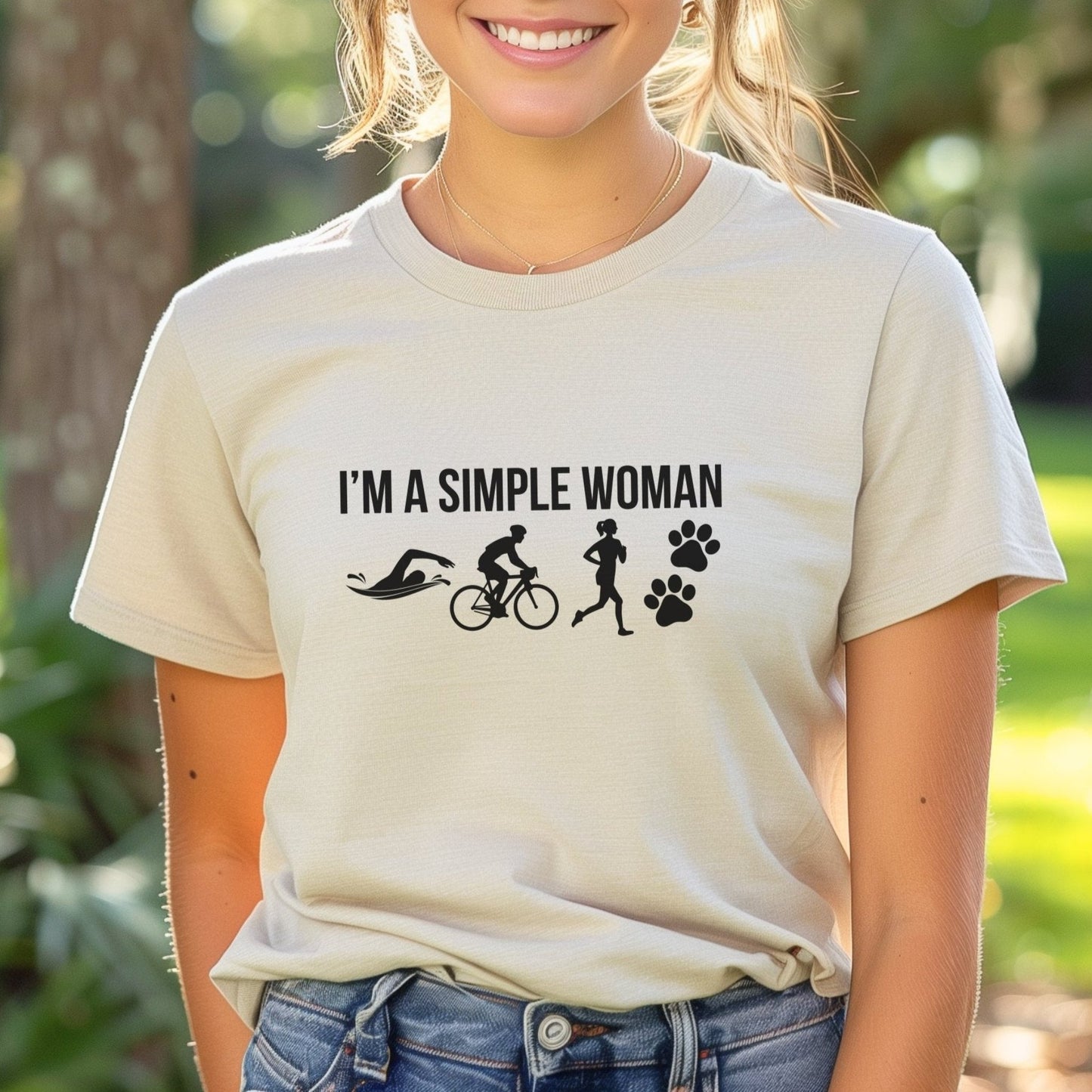 Simple Woman w/Paws Tee