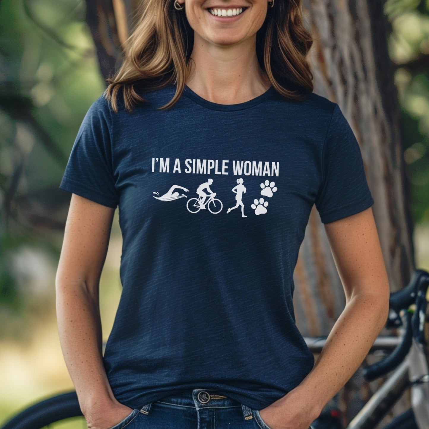 Simple Woman w/Paws Tee