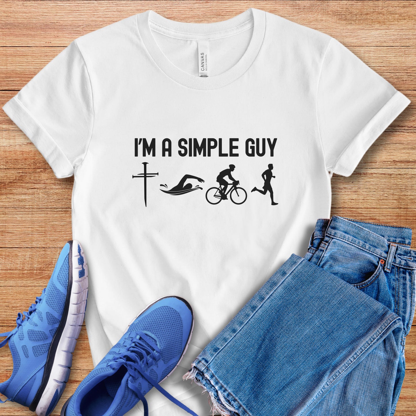 Simple Guy w/Nail Cross Tee