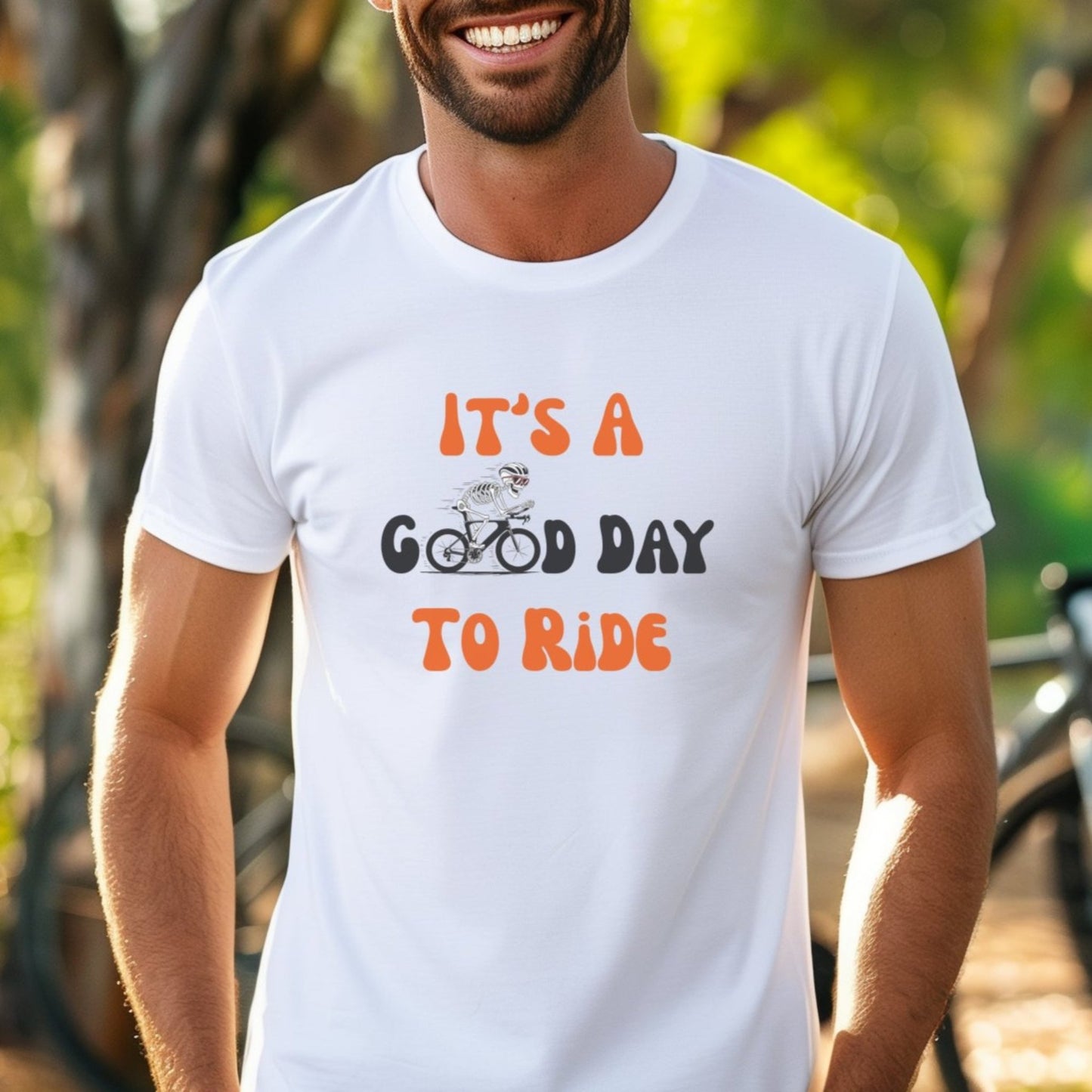 Skeleton Good Day to Ride - Tee