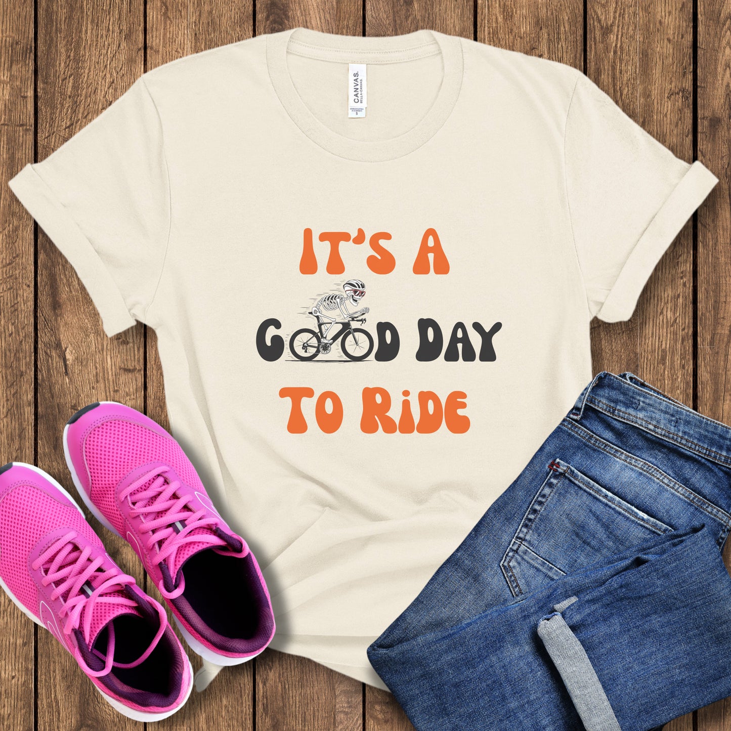 Skeleton Good Day to Ride - Tee