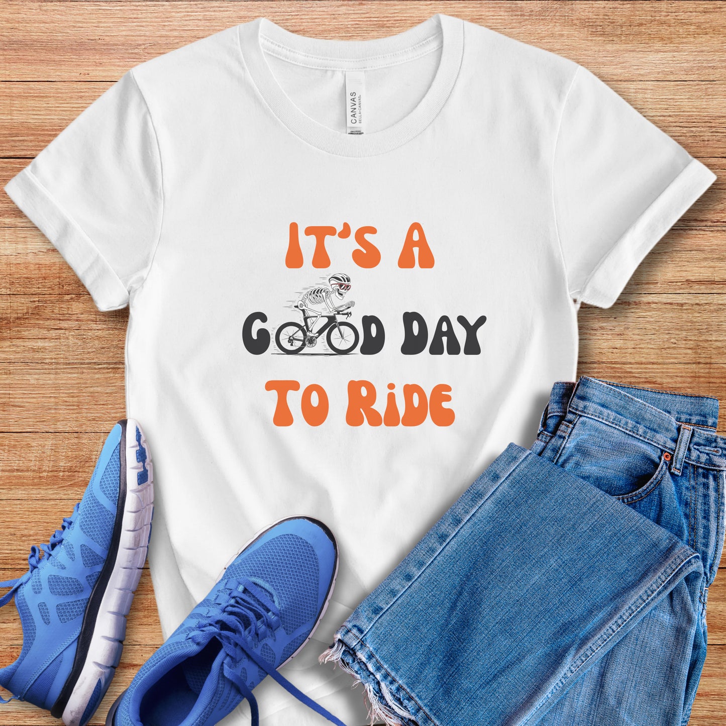 Skeleton Good Day to Ride - Tee