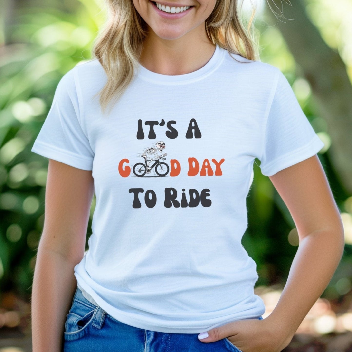 Skeleton Good Day to Ride 2 - Tee