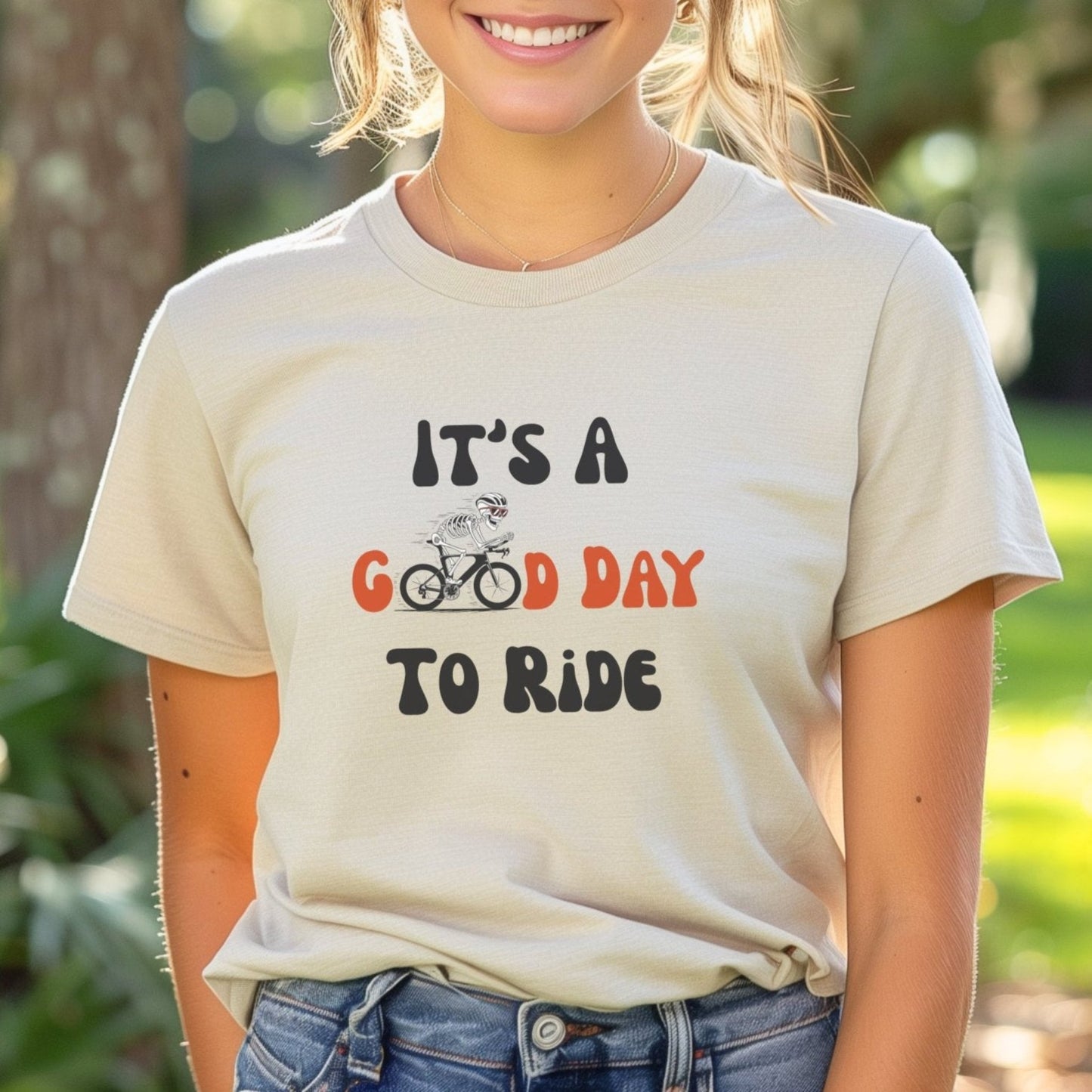 Skeleton Good Day to Ride 2 - Tee
