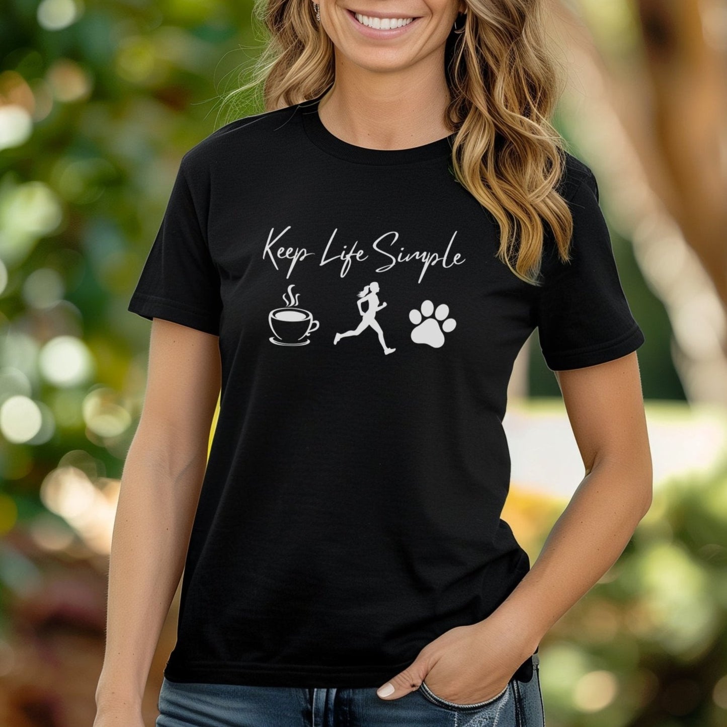 Keep Life Simple w/1 Paw Tee