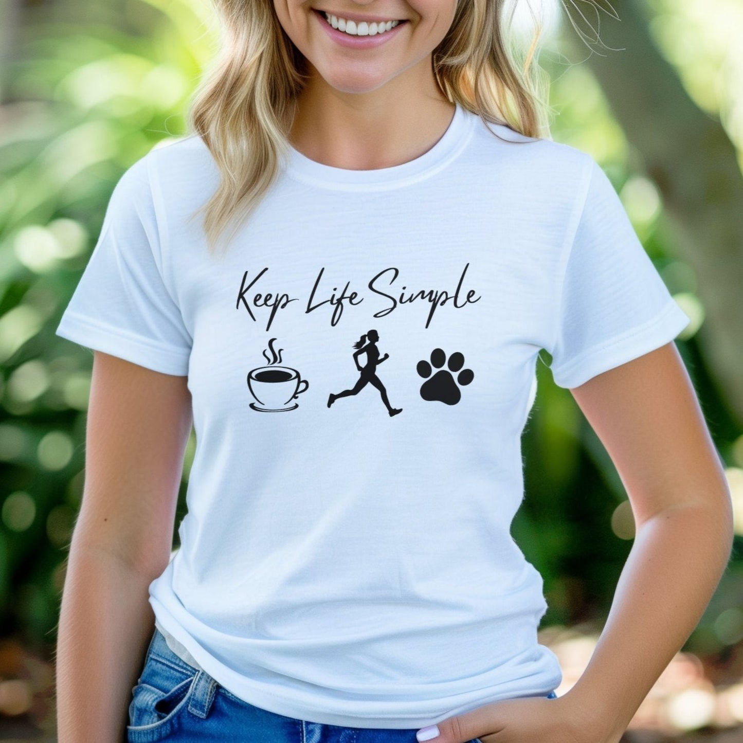 Keep Life Simple w/1 Paw Tee