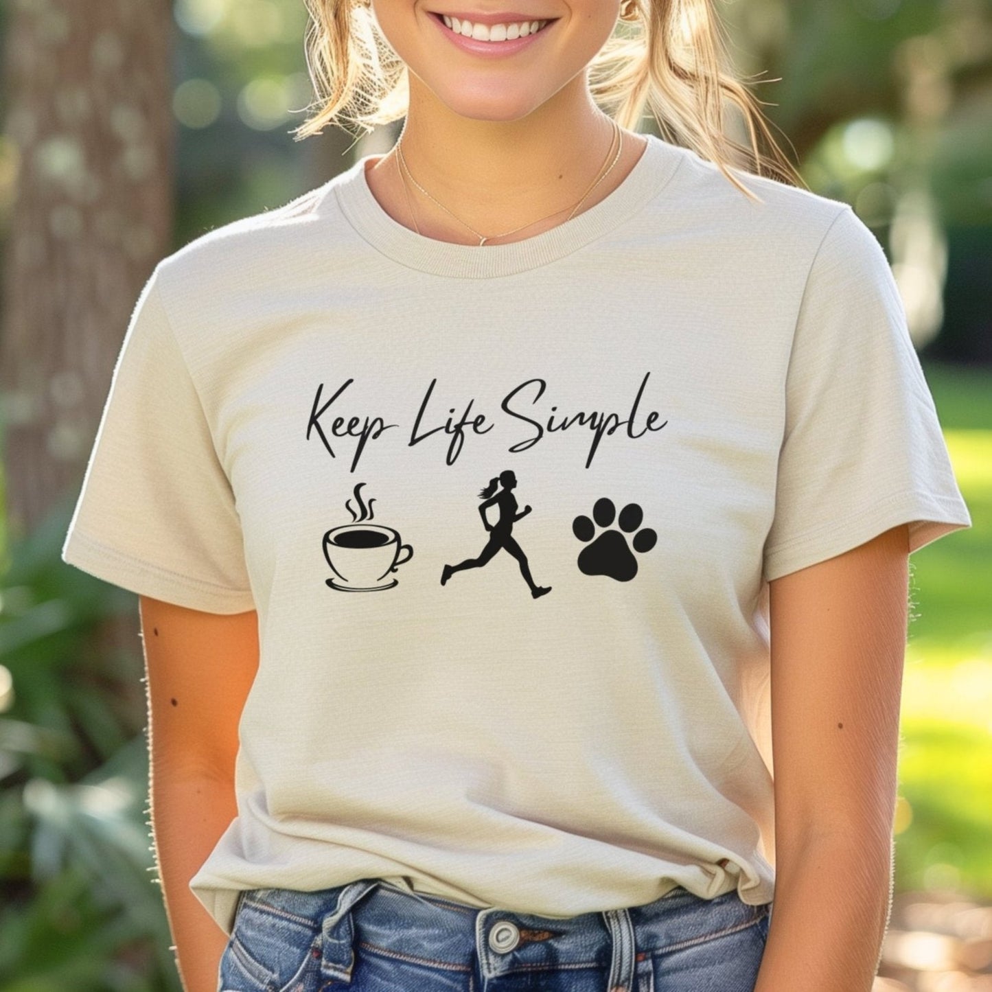 Keep Life Simple w/1 Paw Tee