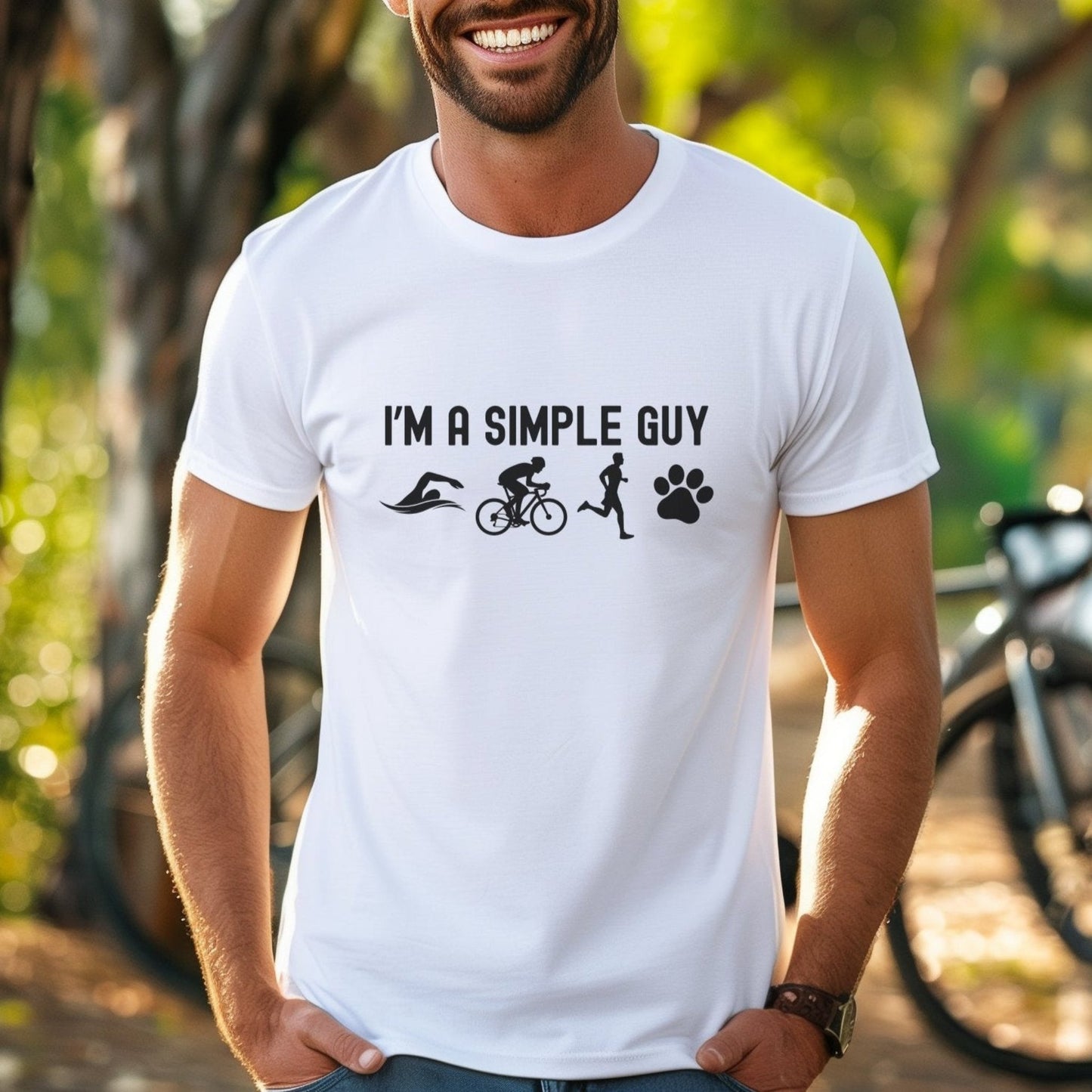 Simple Guy Paw 2 Tee