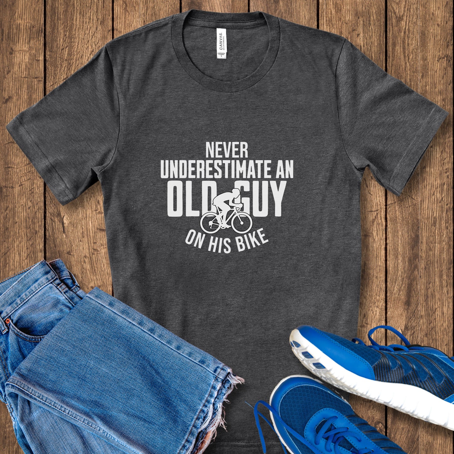 Old Guy Road Bike Tee