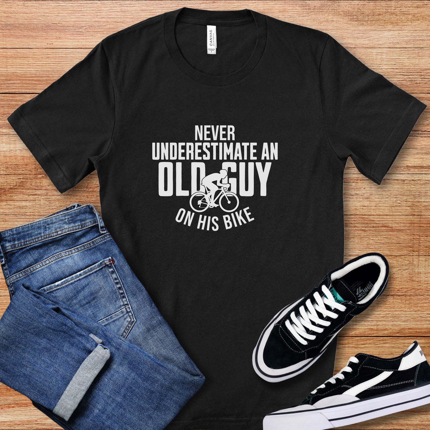 Old Guy Road Bike Tee