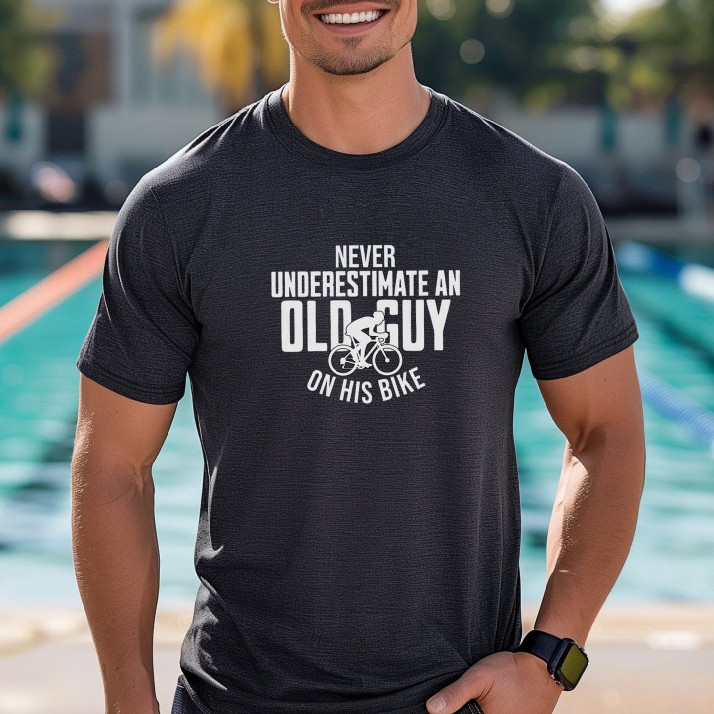 Old Guy Road Bike Tee