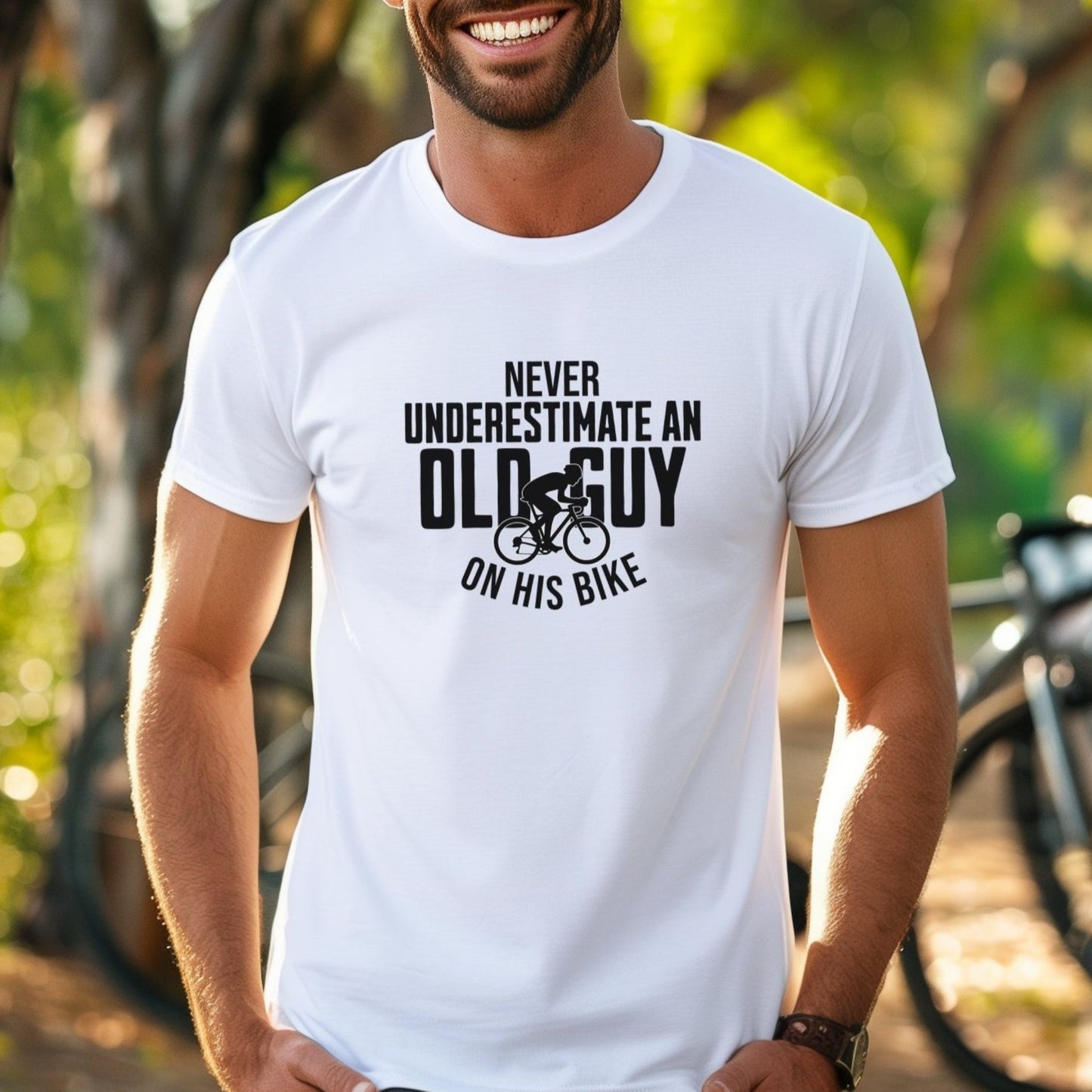 Old Guy Road Bike Tee