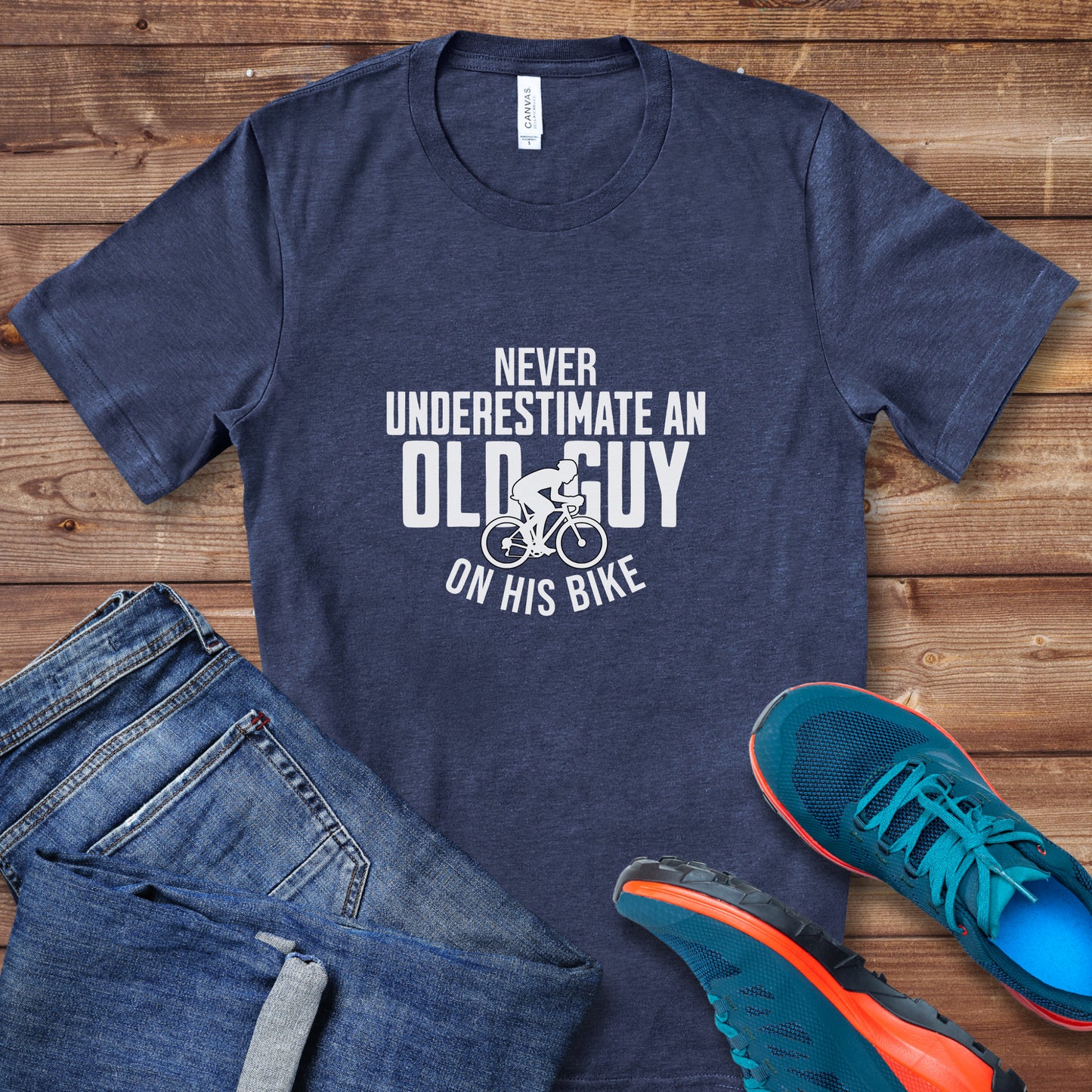 Old Guy Road Bike Tee