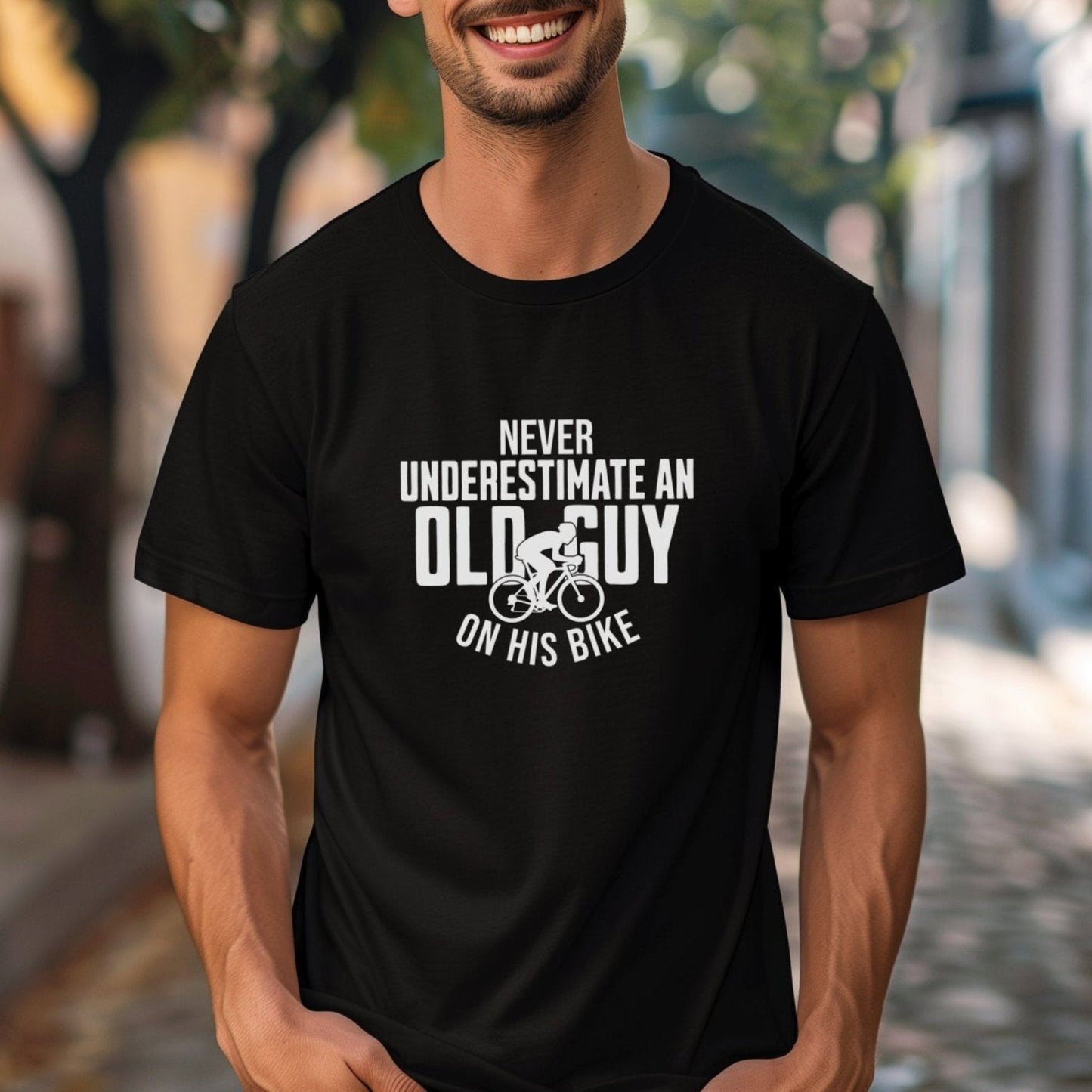 Old Guy Road Bike Tee