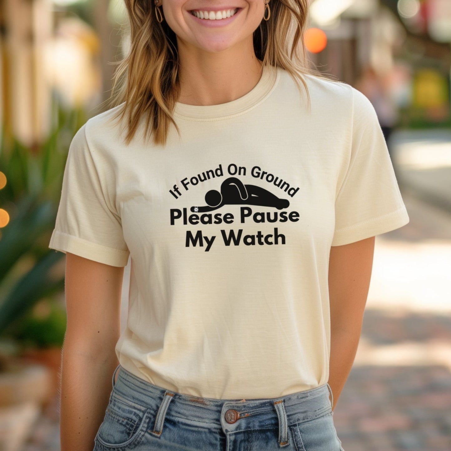 Please Pause Watch Tee