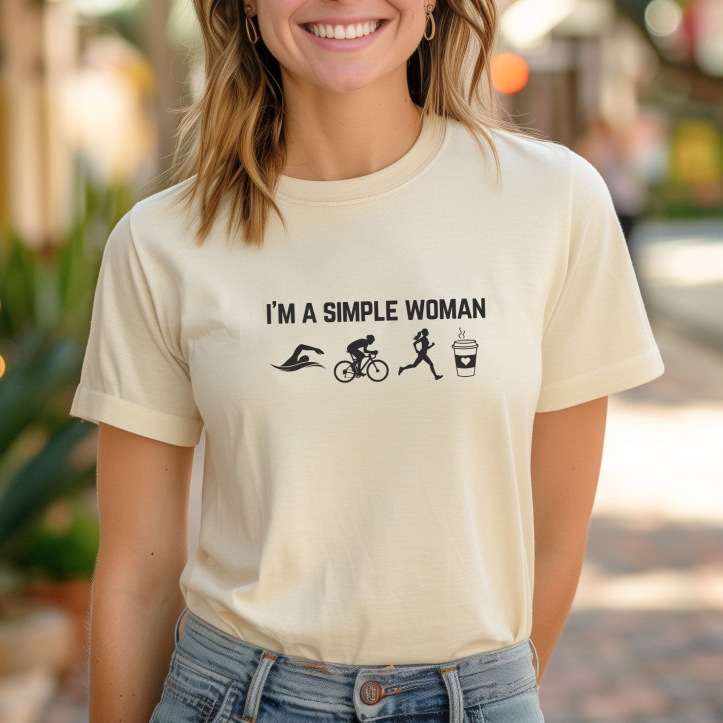 Simple Woman Travel Coffee Tee