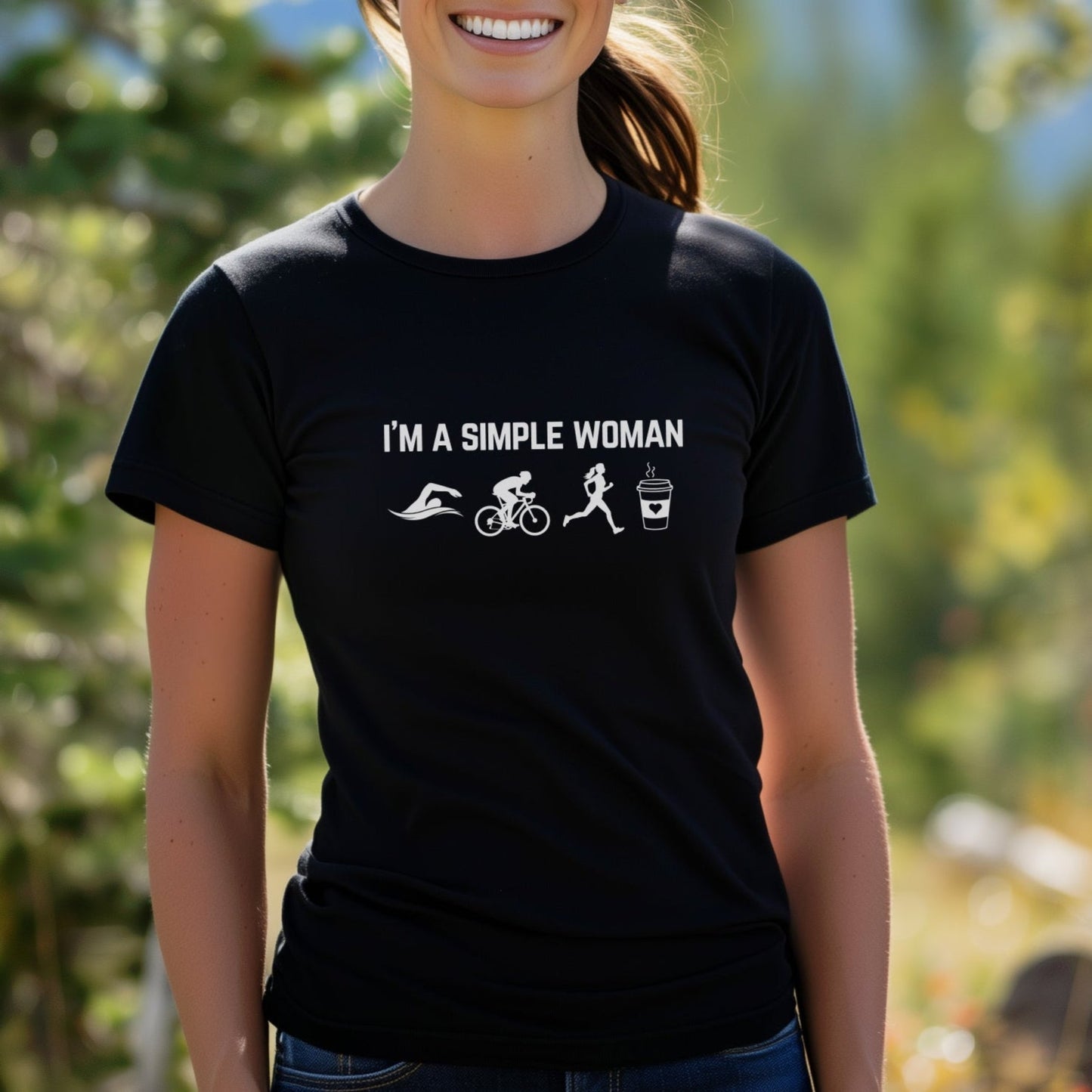 Simple Woman Travel Coffee Tee