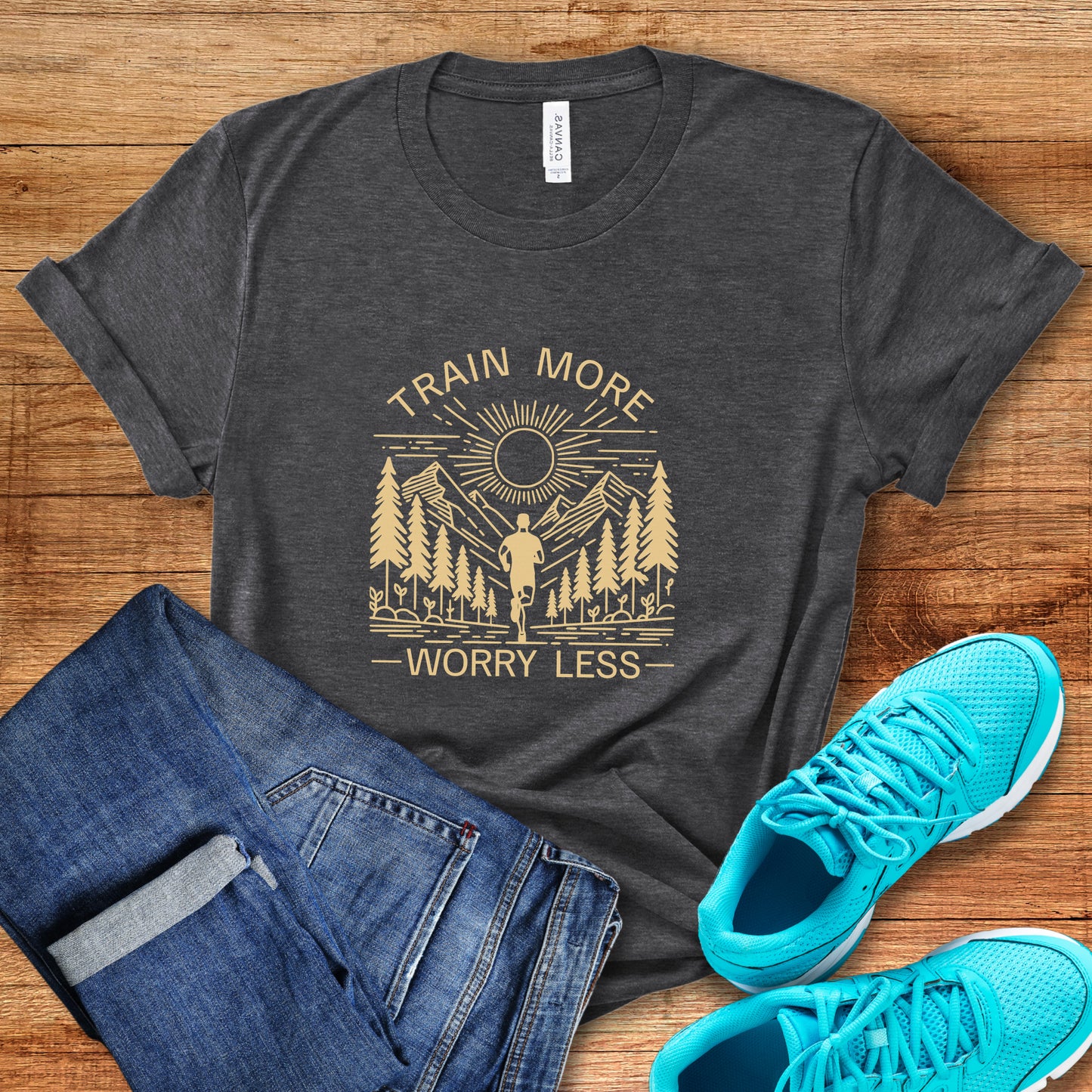 Train More Running Tee
