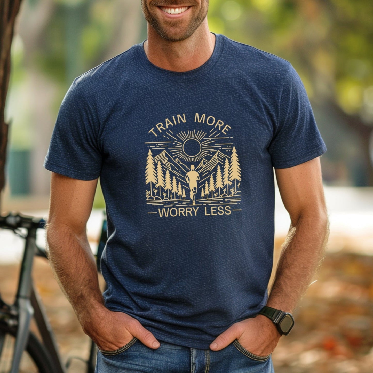 Train More Running Tee