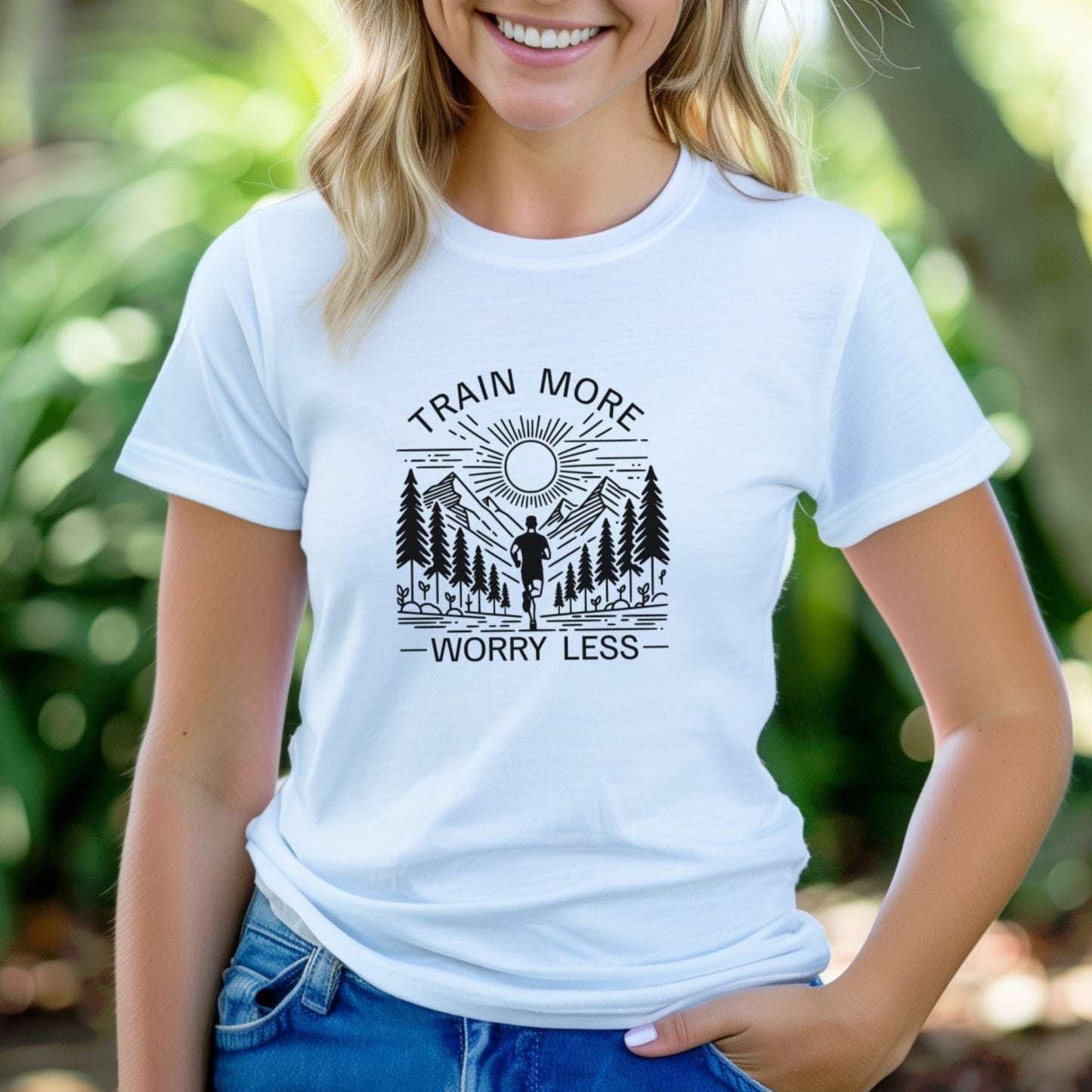 Train More Running Tee
