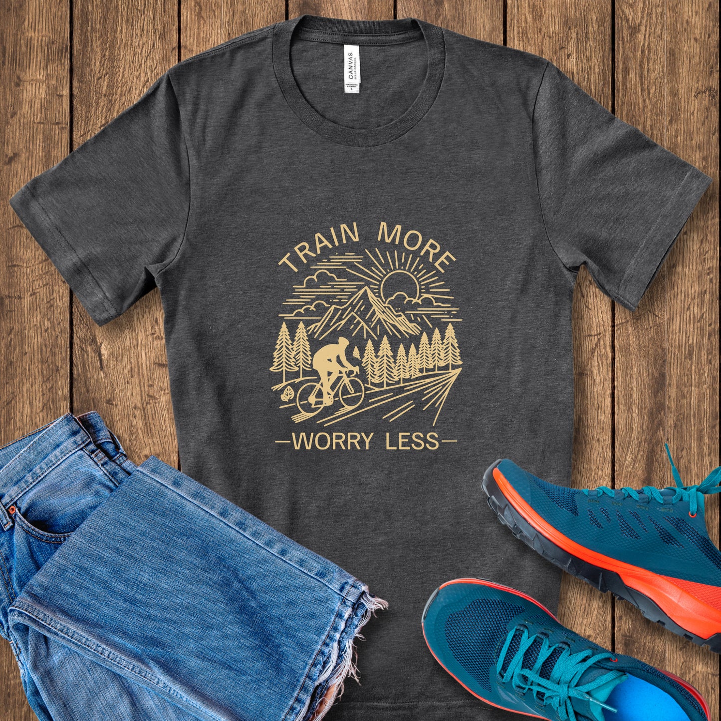 Train More Biking Tee