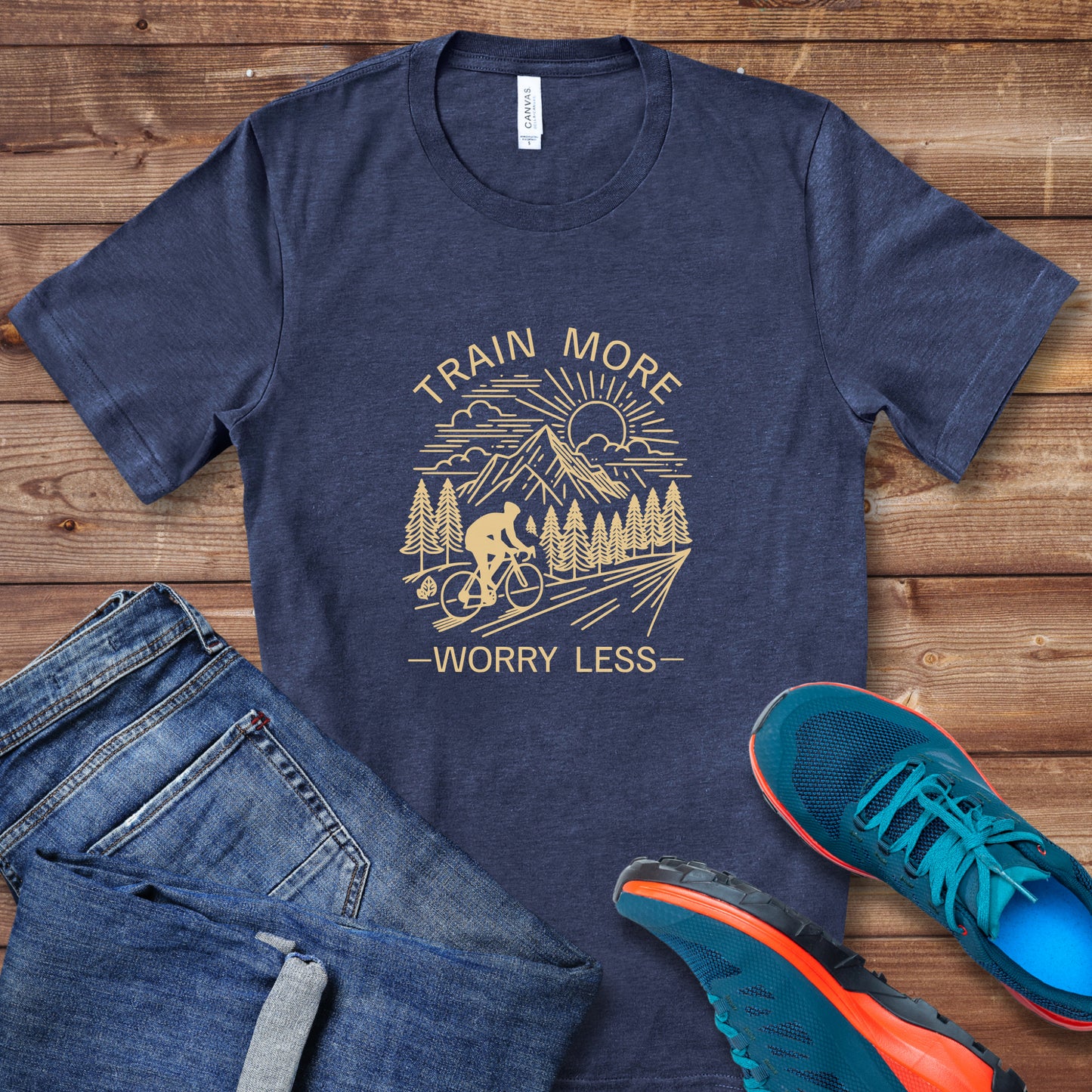 Train More Biking Tee