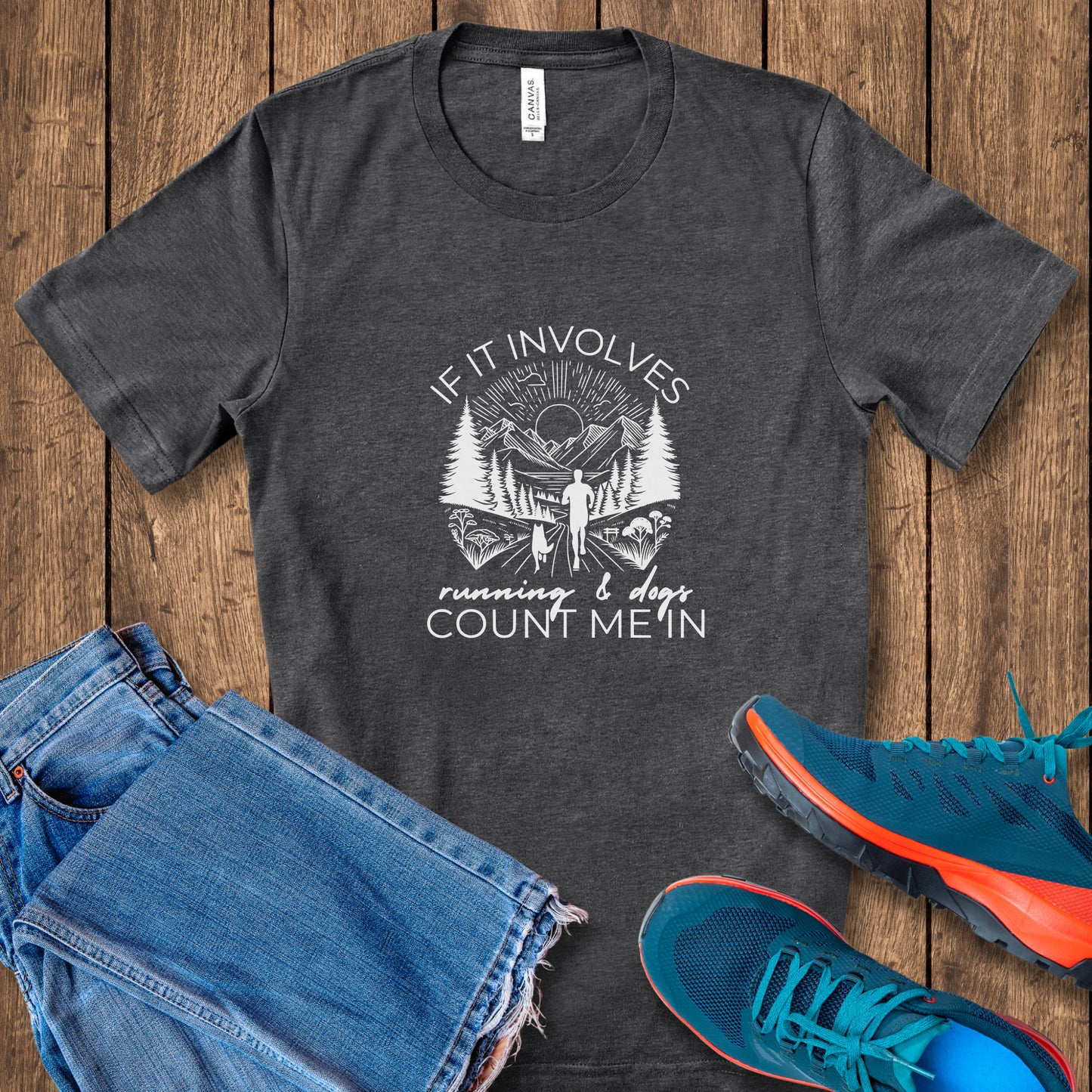 Running & Dogs Tee