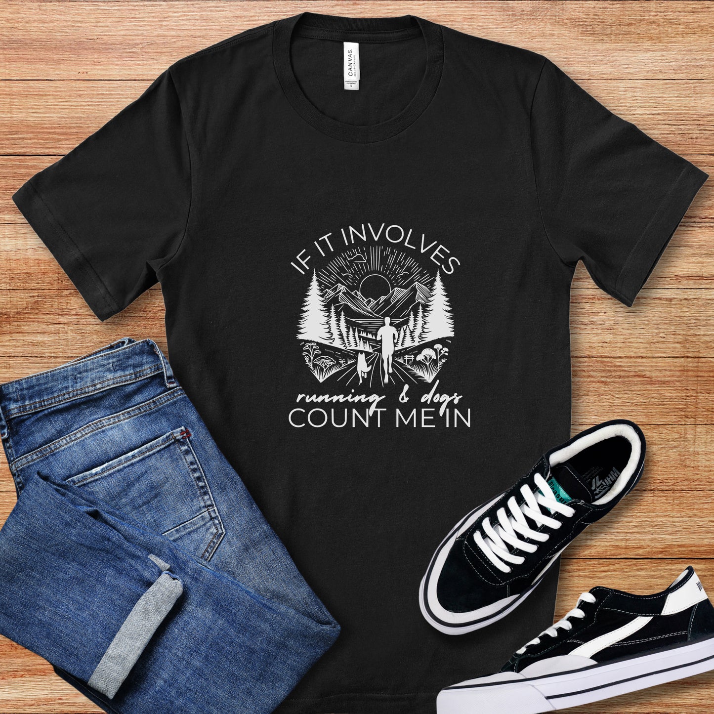 Running & Dogs Tee