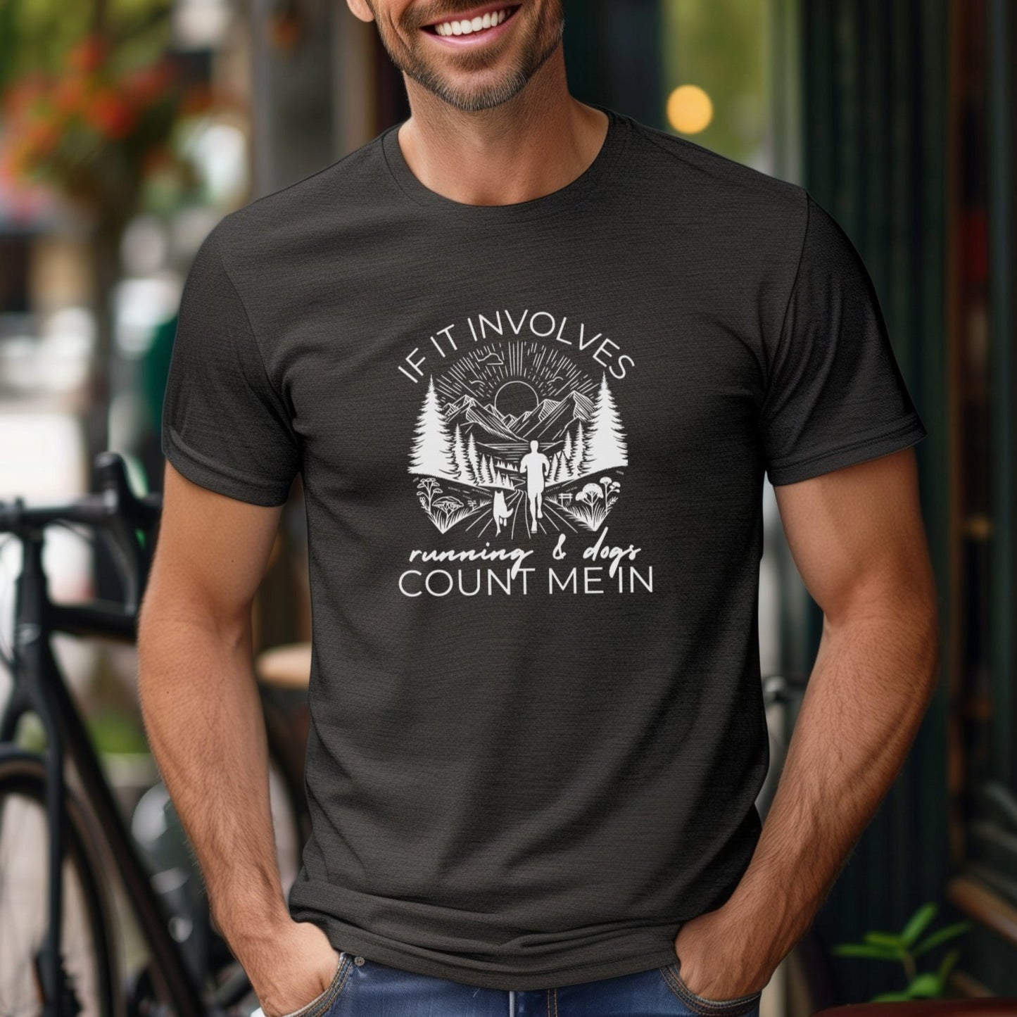 Running & Dogs Tee