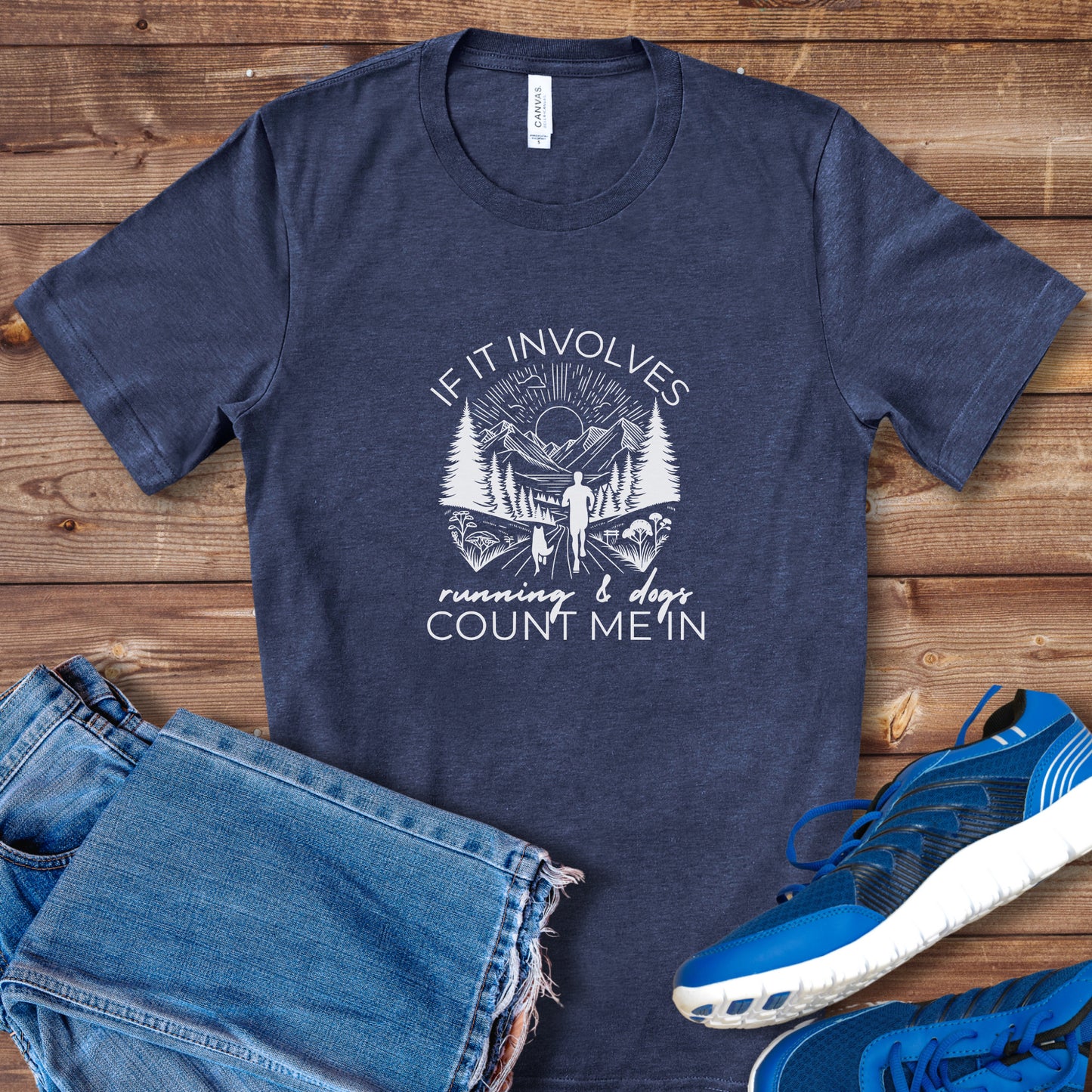 Running & Dogs Tee