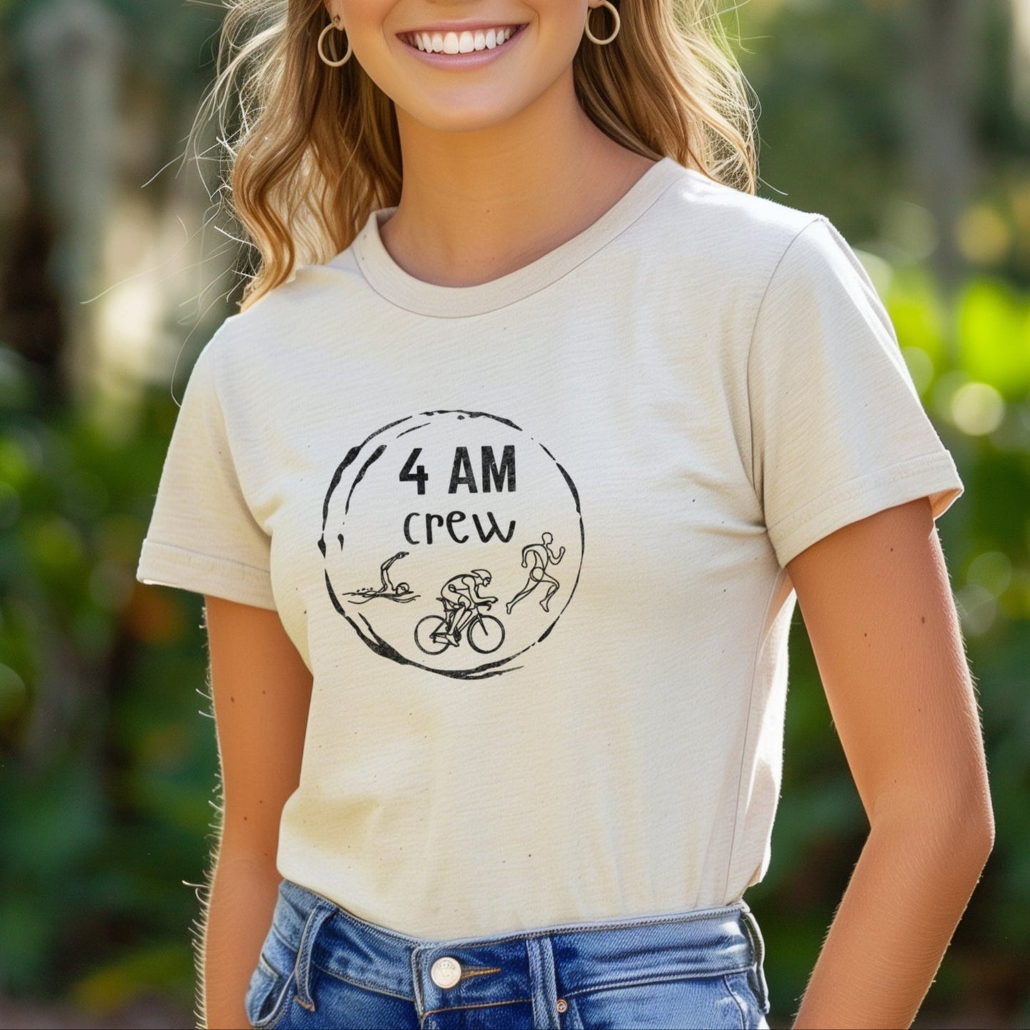 4 AM Crew TRI Tee