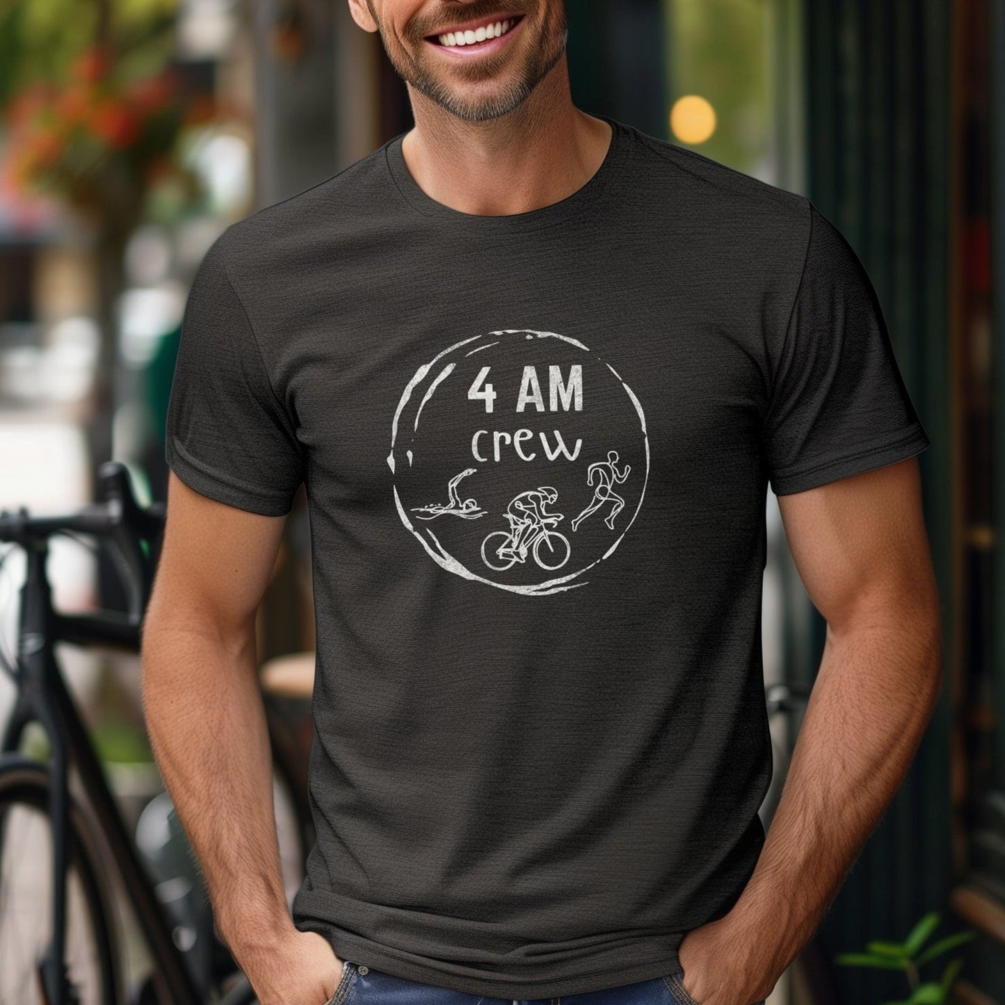 4 AM Crew TRI Tee