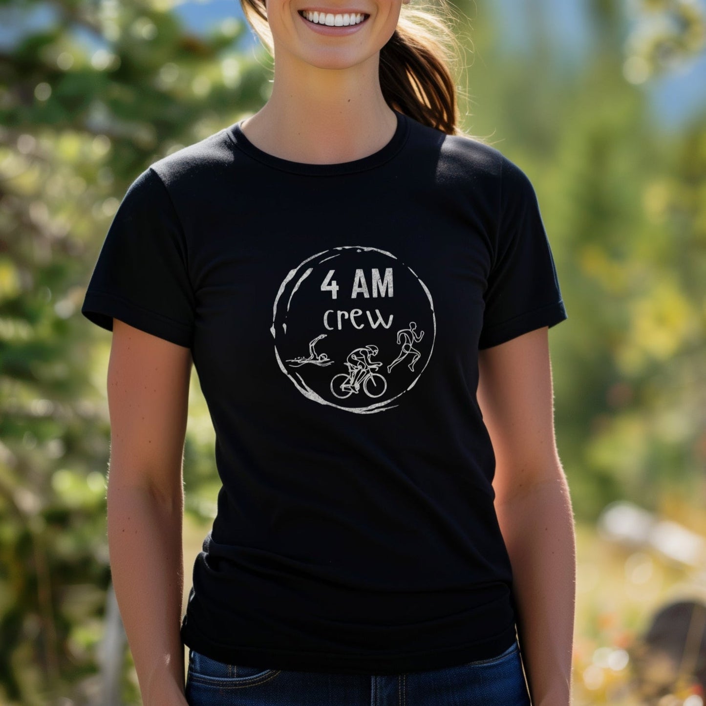 4 AM Crew TRI Tee