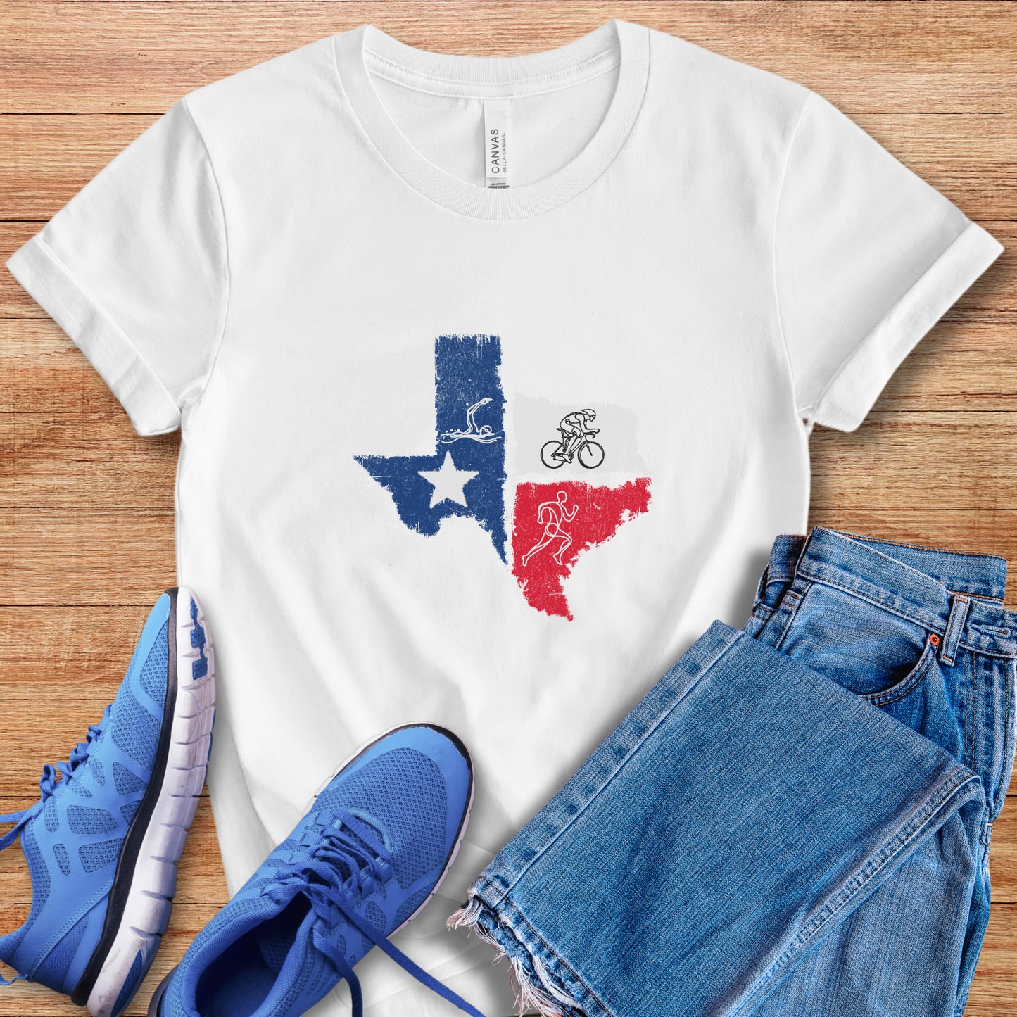 Texas Tri Line Art Tee