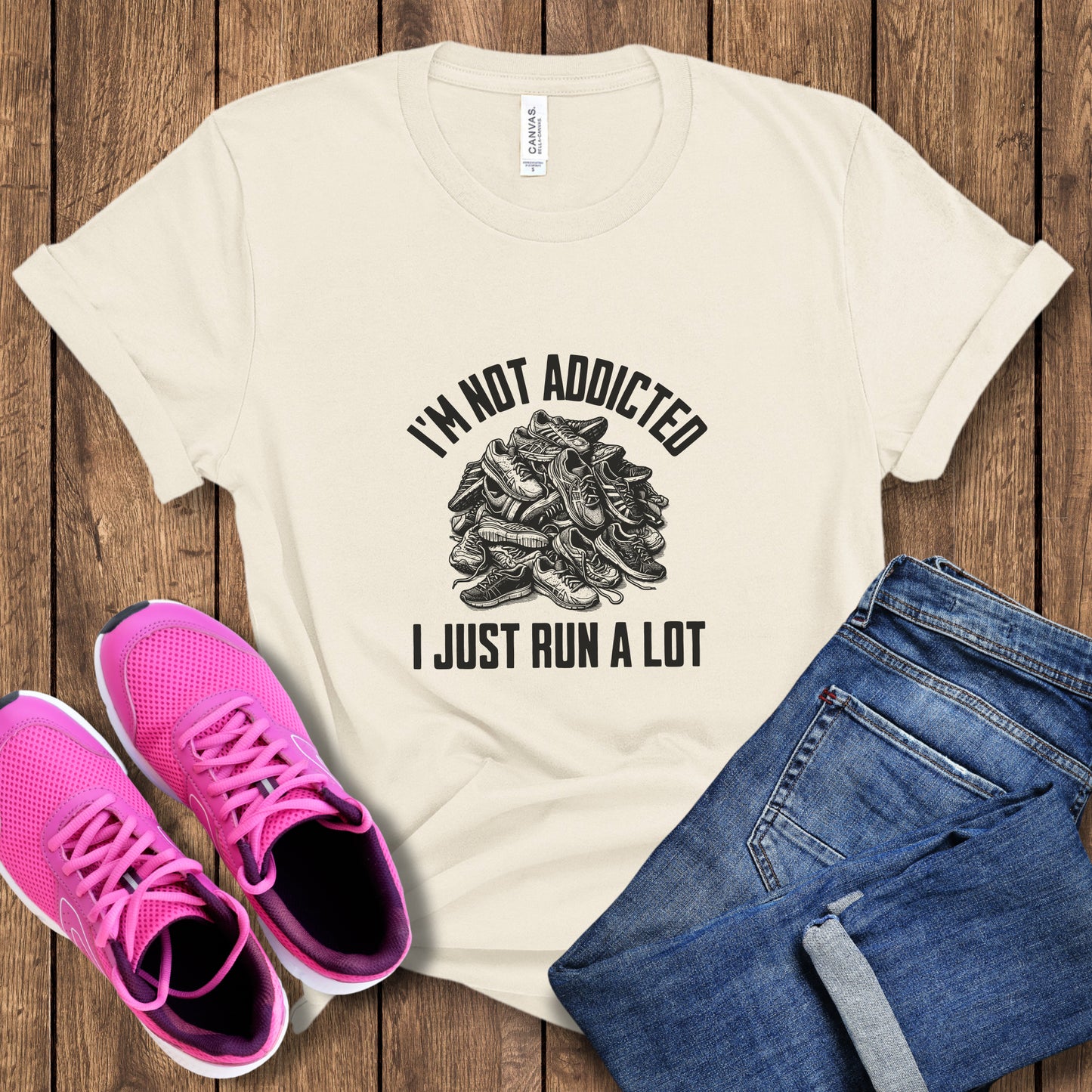 Not Addicted B&W Tee