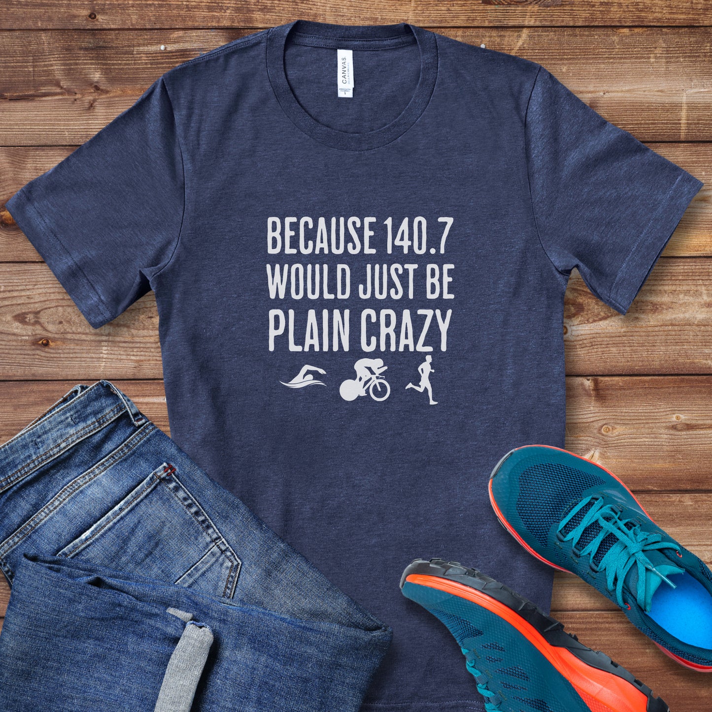140.7 Plain Crazy W/Images Tee