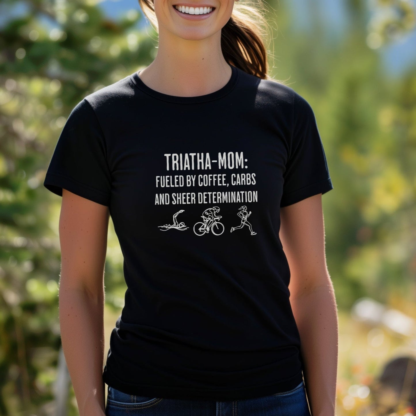 Triatha-Mom Fueled Tee