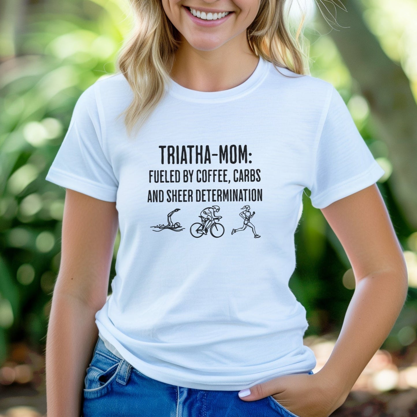Triatha-Mom Fueled Tee