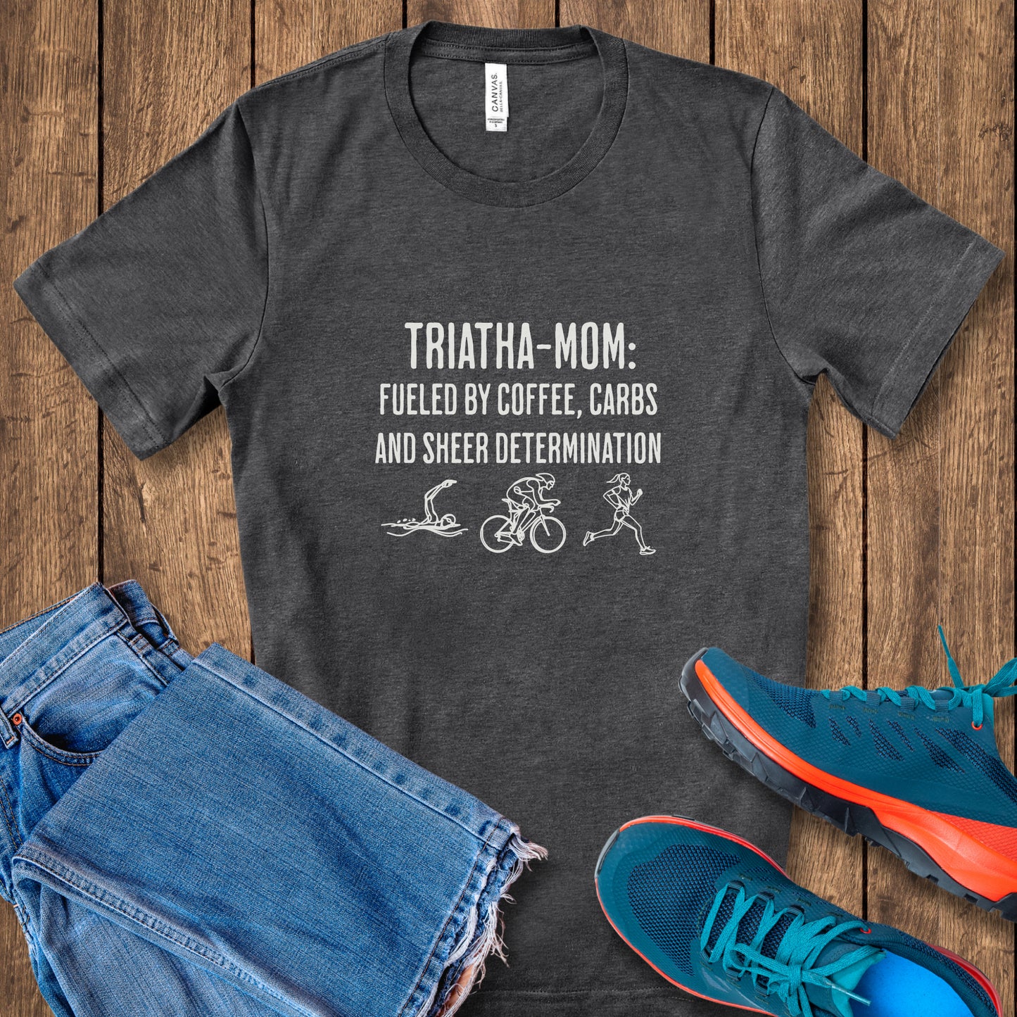 Triatha-Mom Fueled Tee