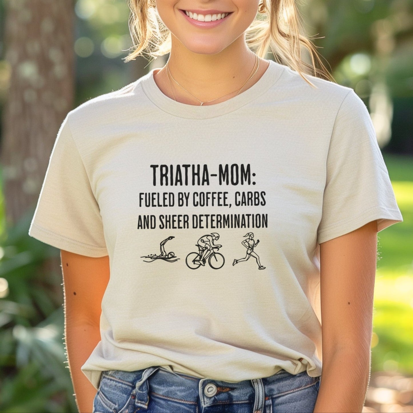 Triatha-Mom Fueled Tee