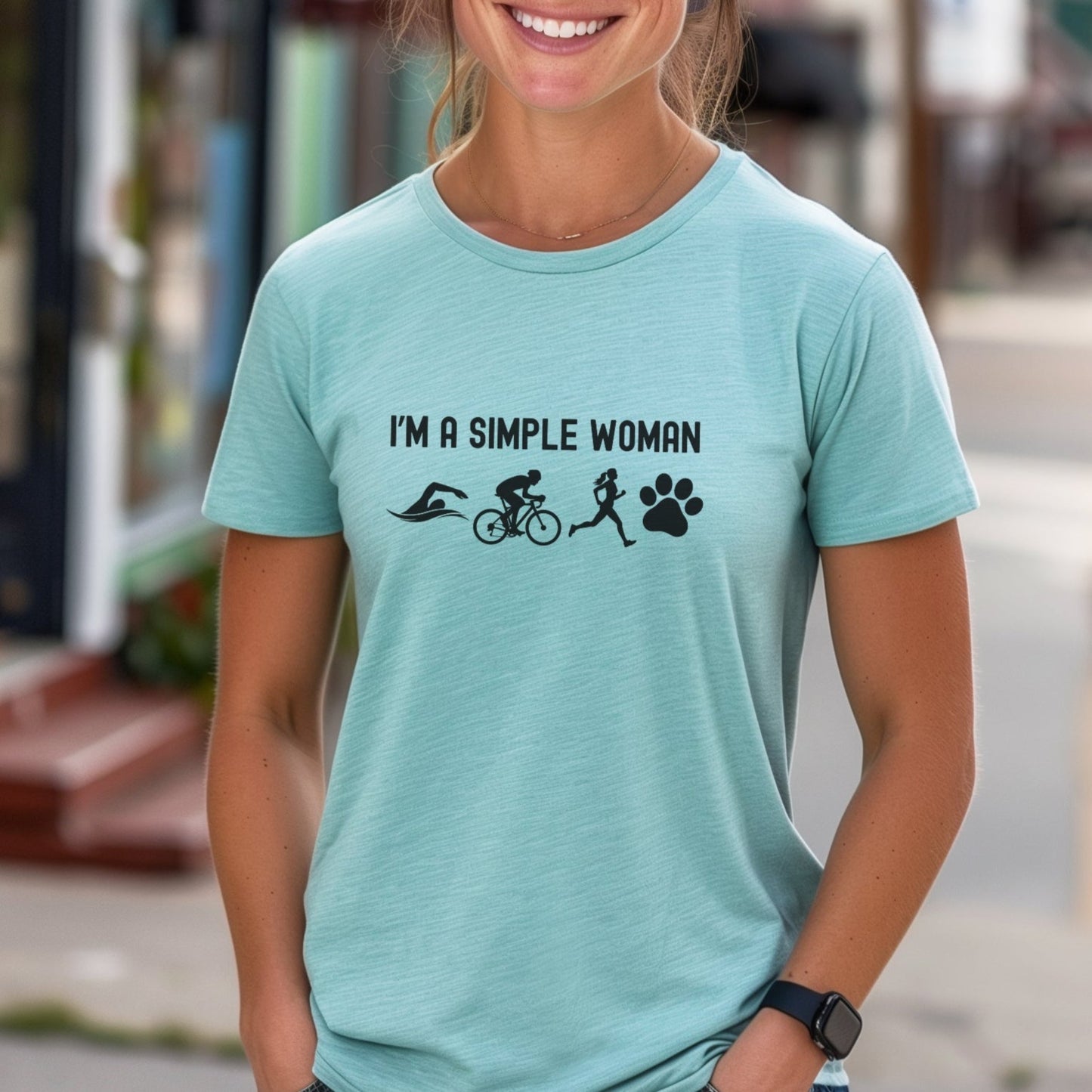 Simple Woman Paw 2 Tee