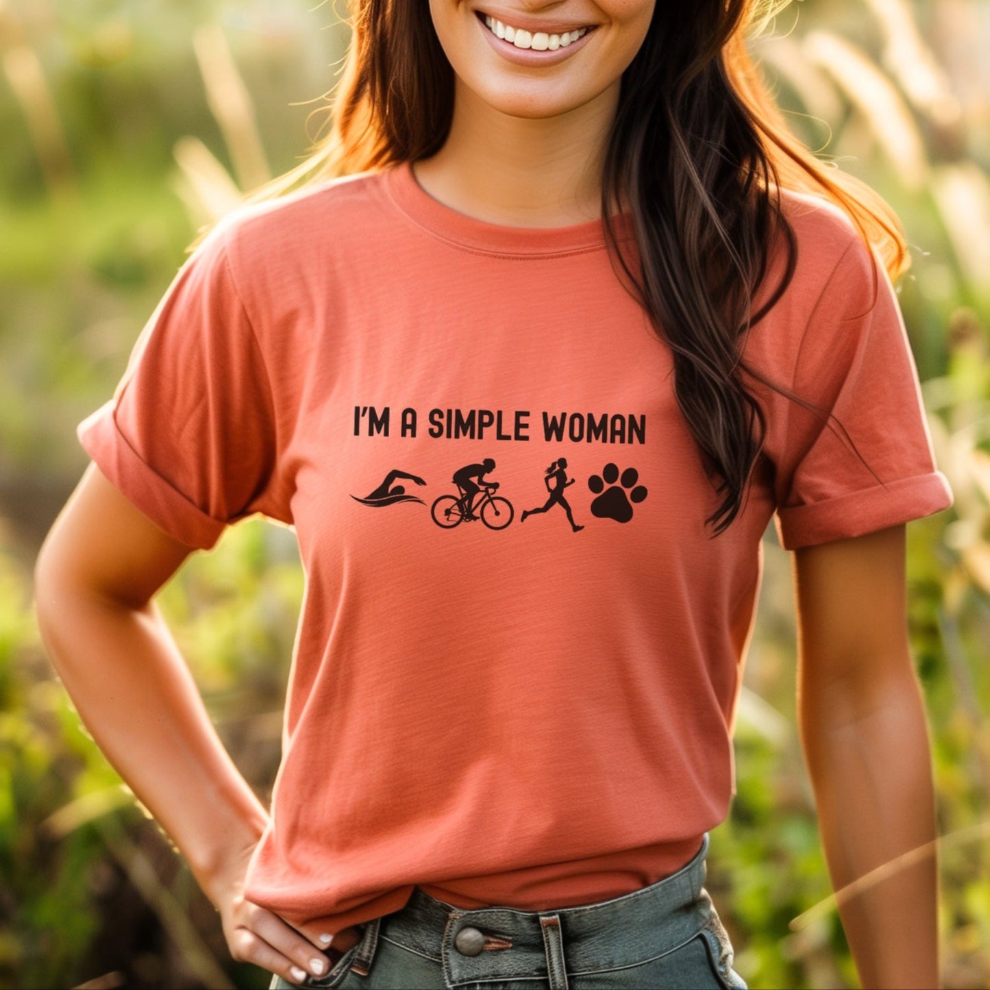 Simple Woman Paw 2 Tee