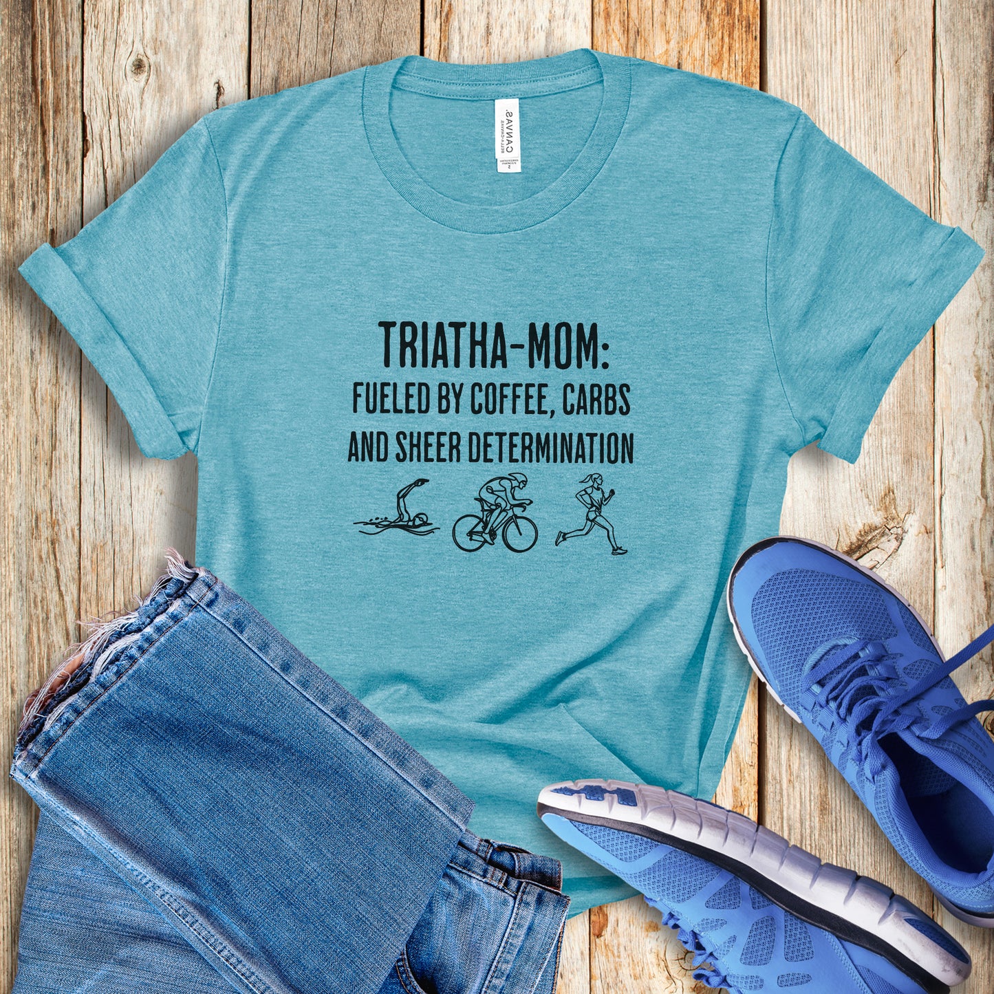 Triatha-Mom Fueled Tee