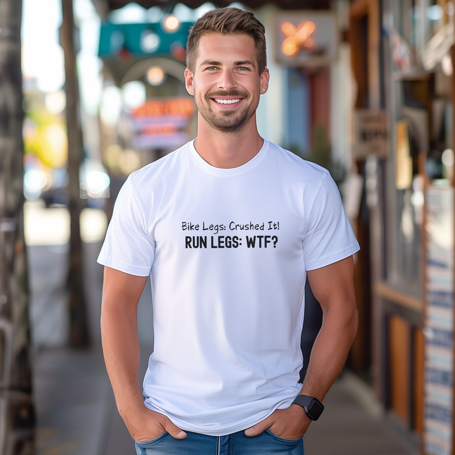 Run Legs: WTF? Tee