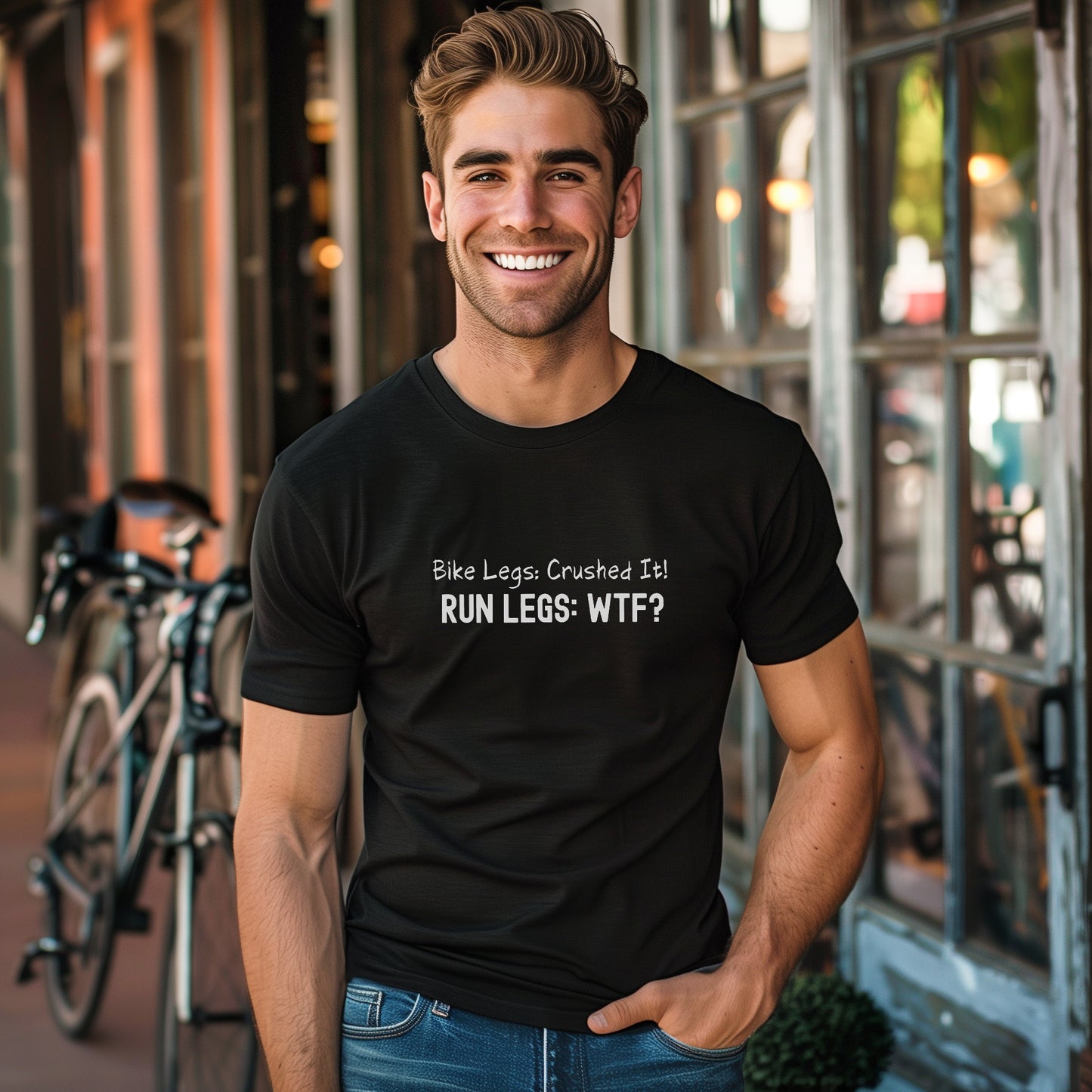Run Legs: WTF? Tee