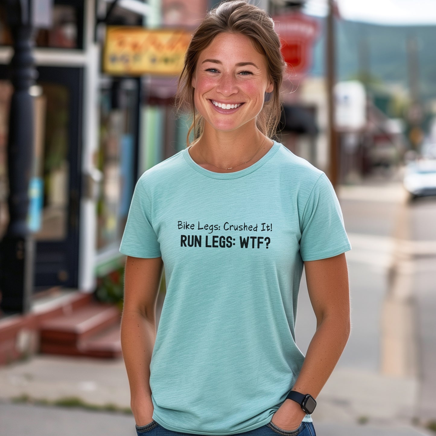 Run Legs: WTF? Tee