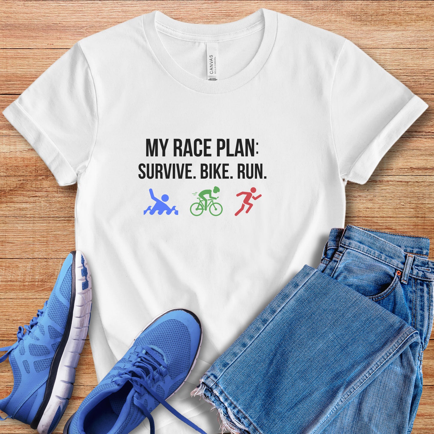 Plan: Survive Swim Tee